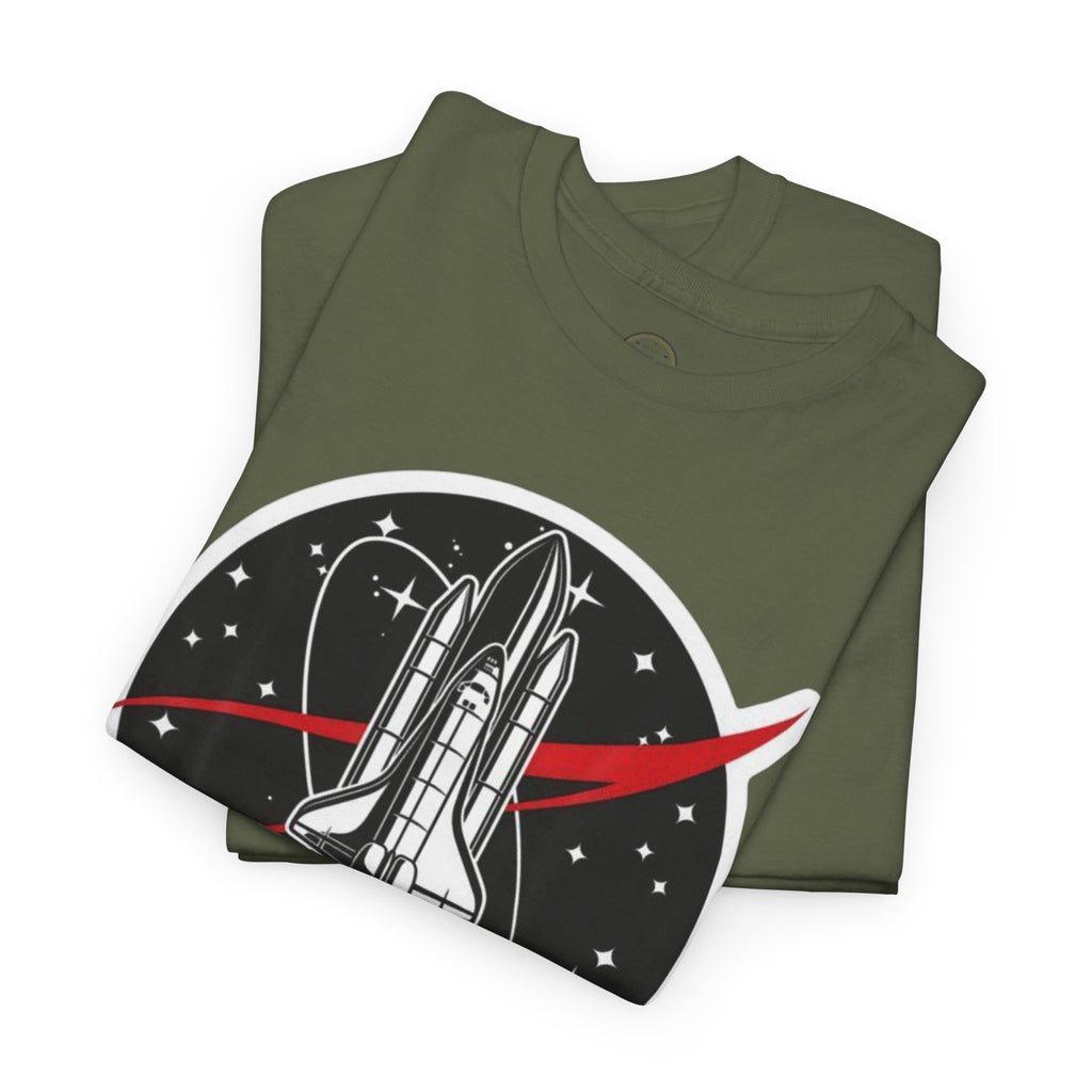 NASA Space Shuttle Tee — Retro Rocket Logo T‑Shirt