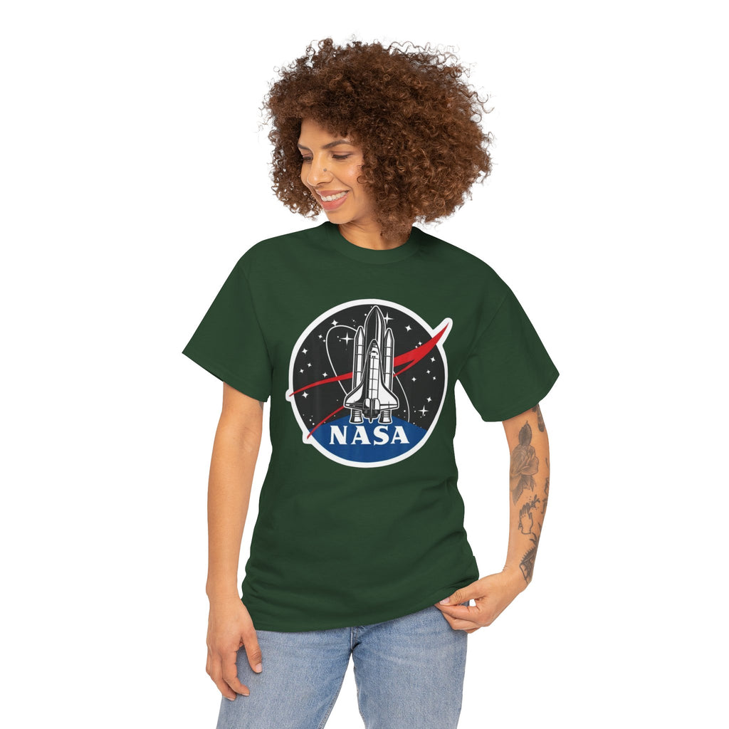 NASA Space Shuttle Tee — Retro Rocket Logo T‑Shirt