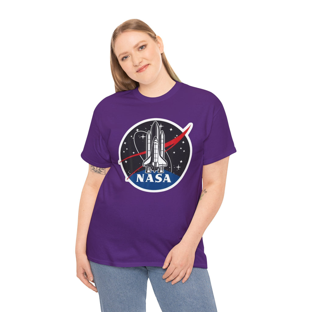 NASA Space Shuttle Tee — Retro Rocket Logo T‑Shirt