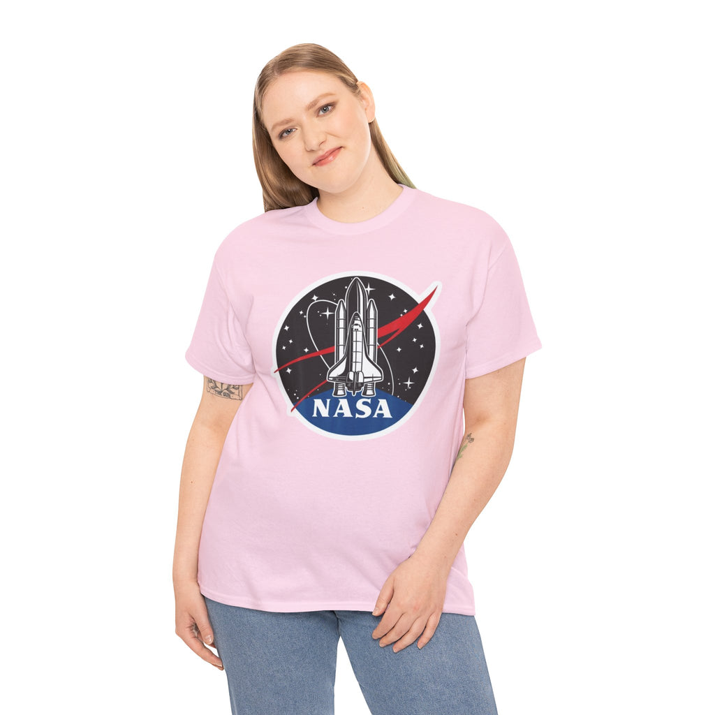 NASA Space Shuttle Tee — Retro Rocket Logo T‑Shirt