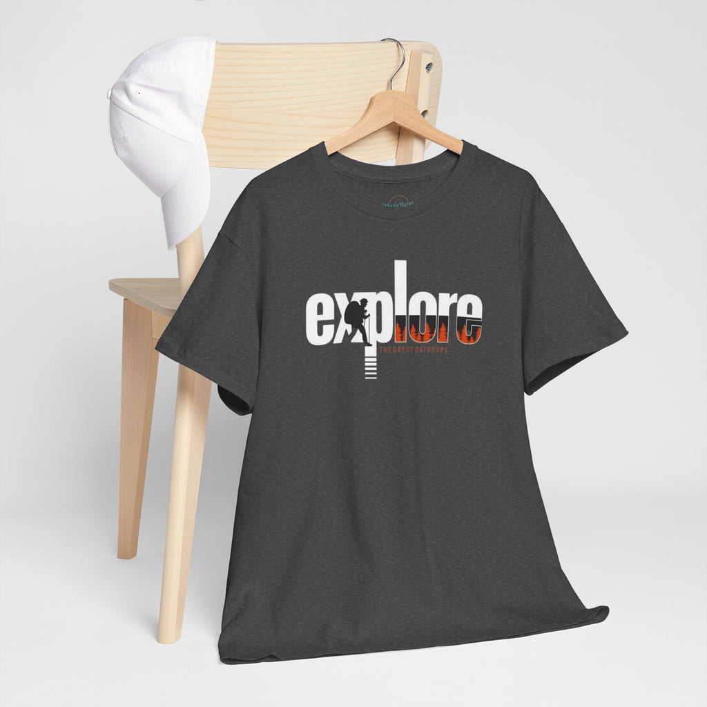 Explore Logo Tee | Adventure Graphic Shirt, Travel Typography