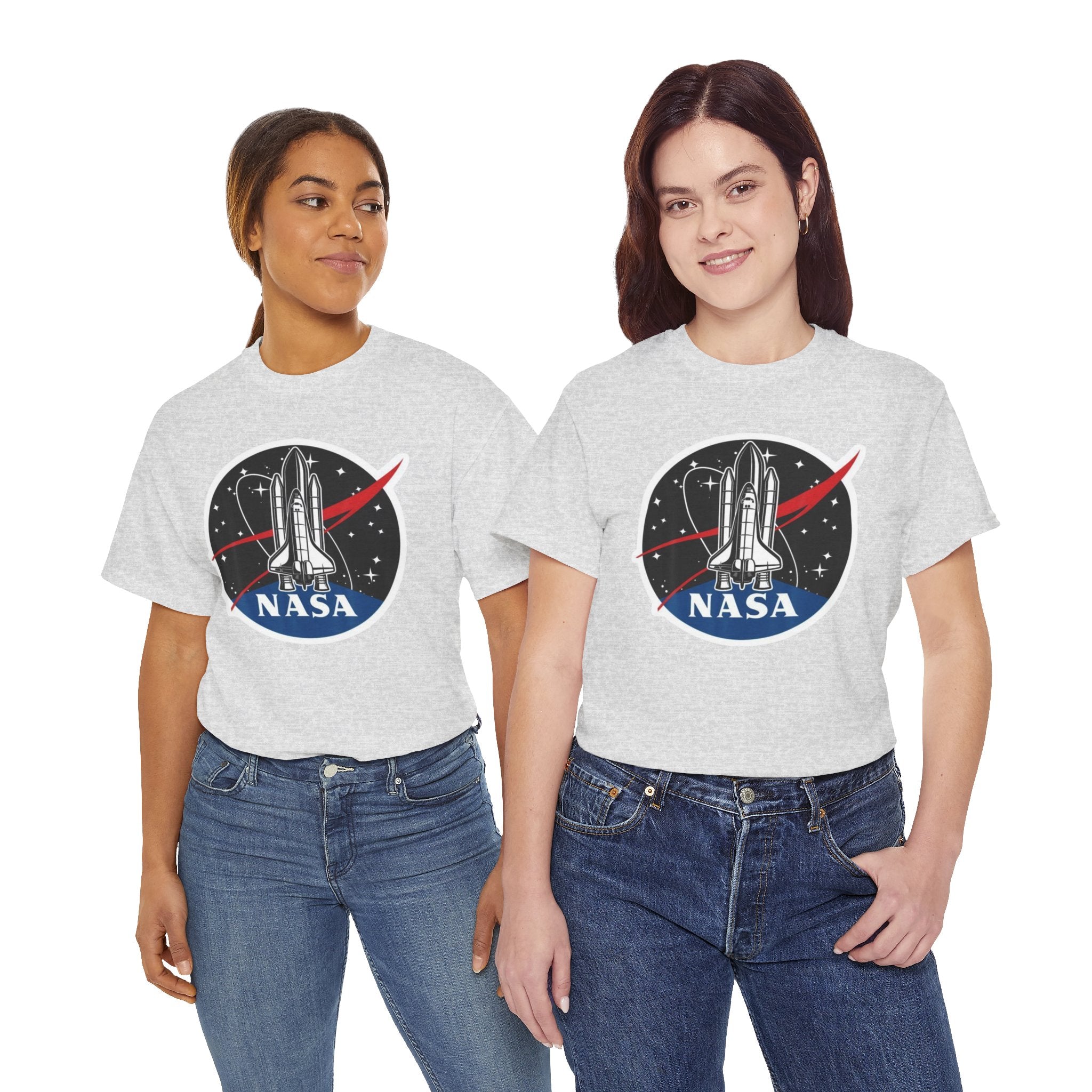 NASA Space Shuttle Tee — Retro Rocket Logo T‑Shirt
