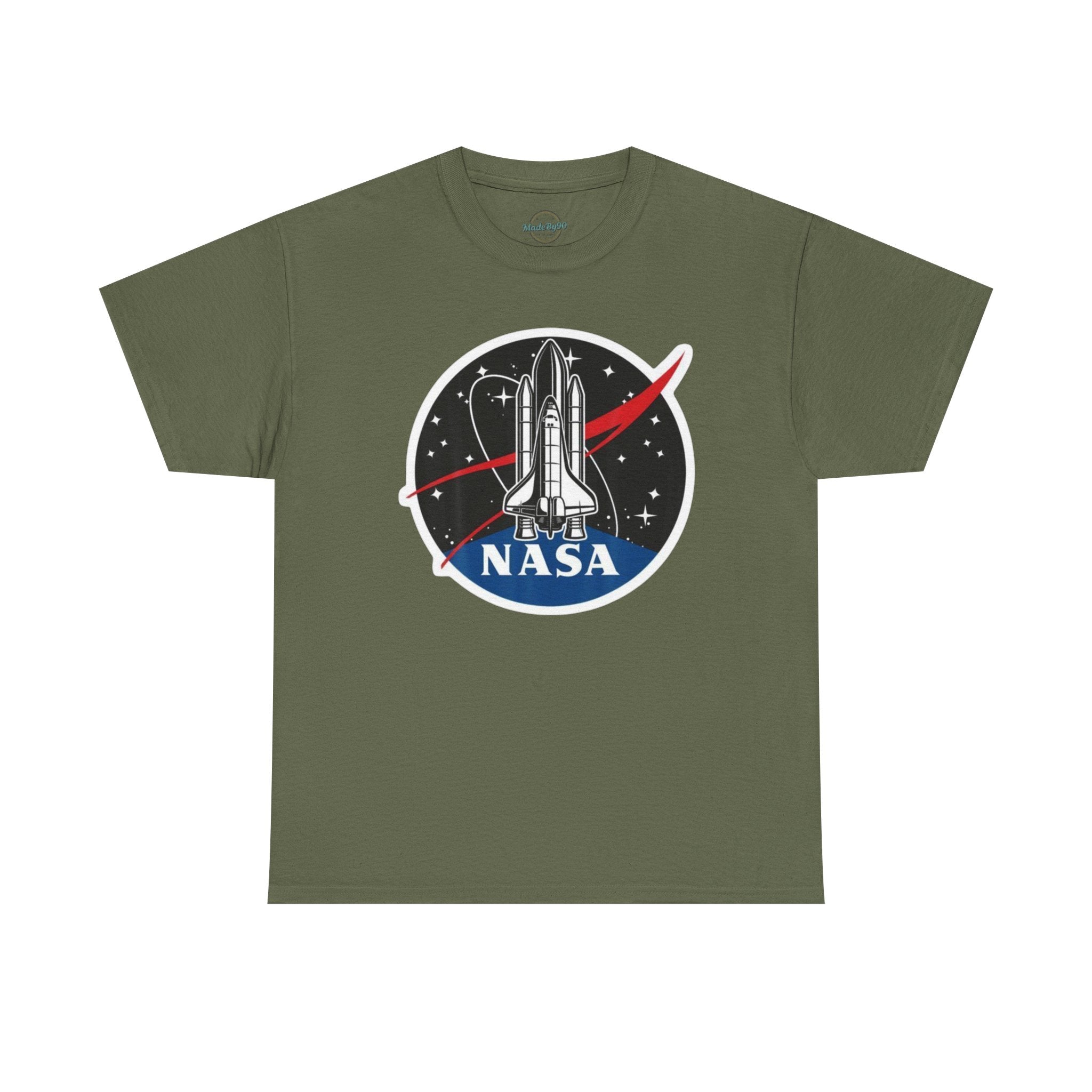 NASA Space Shuttle Tee — Retro Rocket Logo T‑Shirt