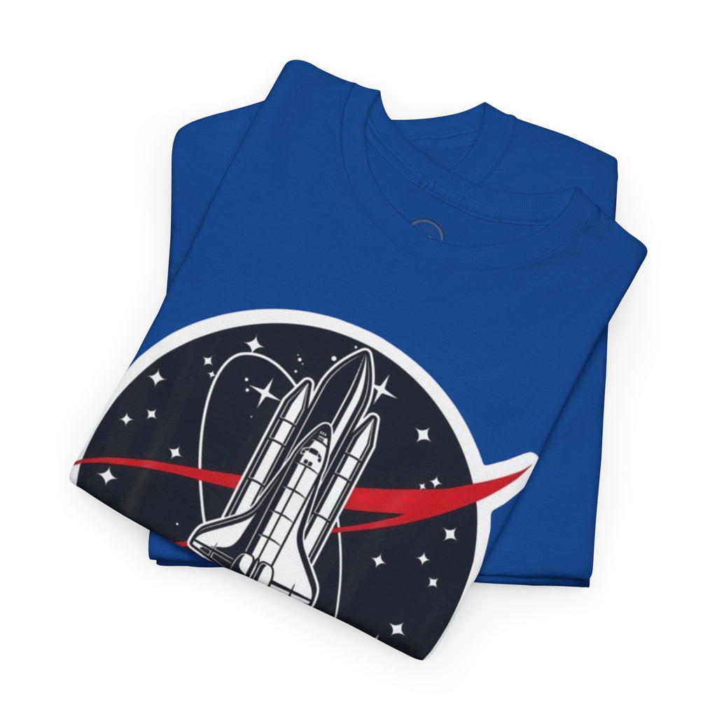 NASA Space Shuttle Tee — Retro Rocket Logo T‑Shirt