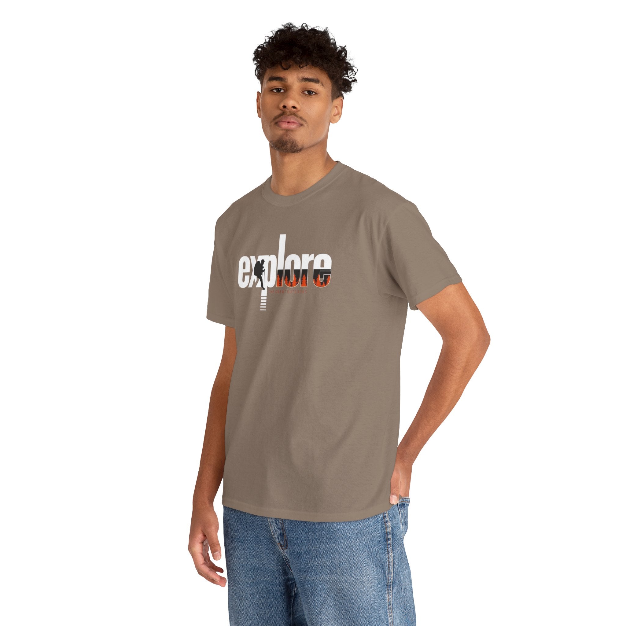 Explore Logo Tee | Adventure Graphic Shirt, Travel Typography