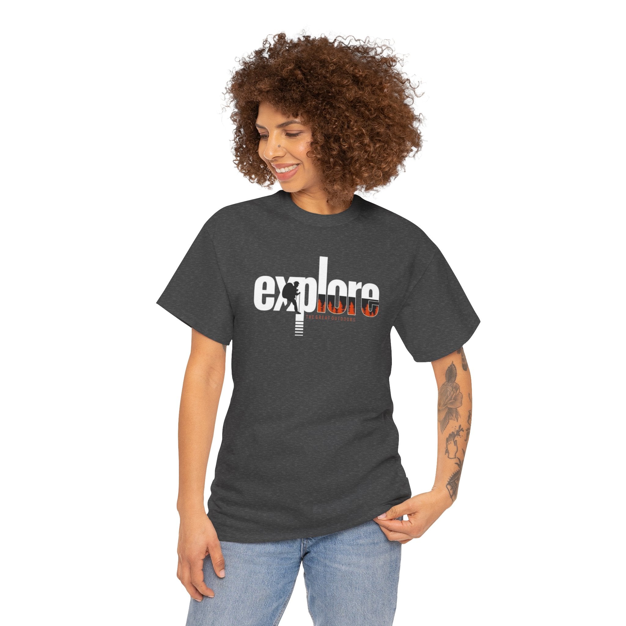 Explore Logo Tee | Adventure Graphic Shirt, Travel Typography