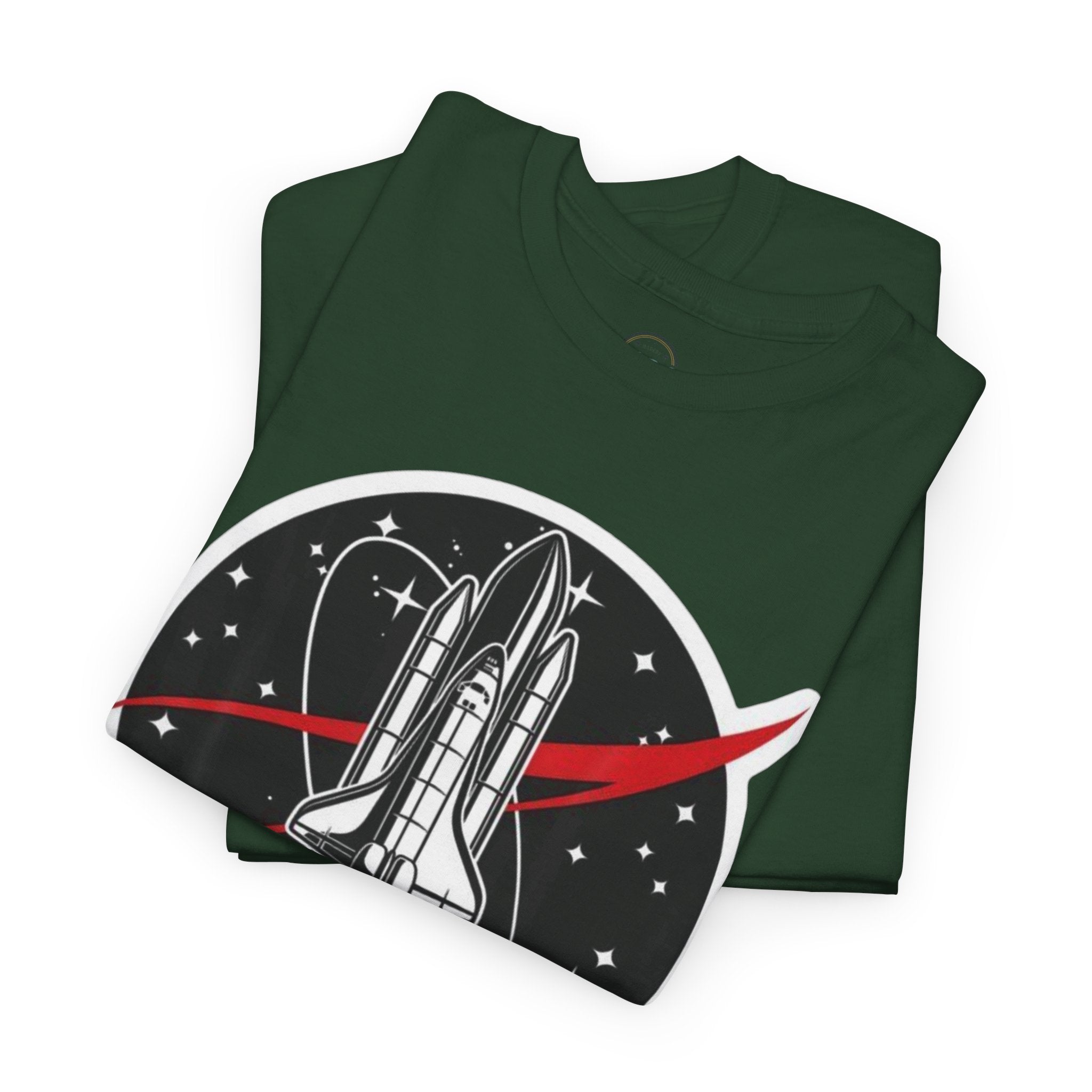 NASA Space Shuttle Tee — Retro Rocket Logo T‑Shirt