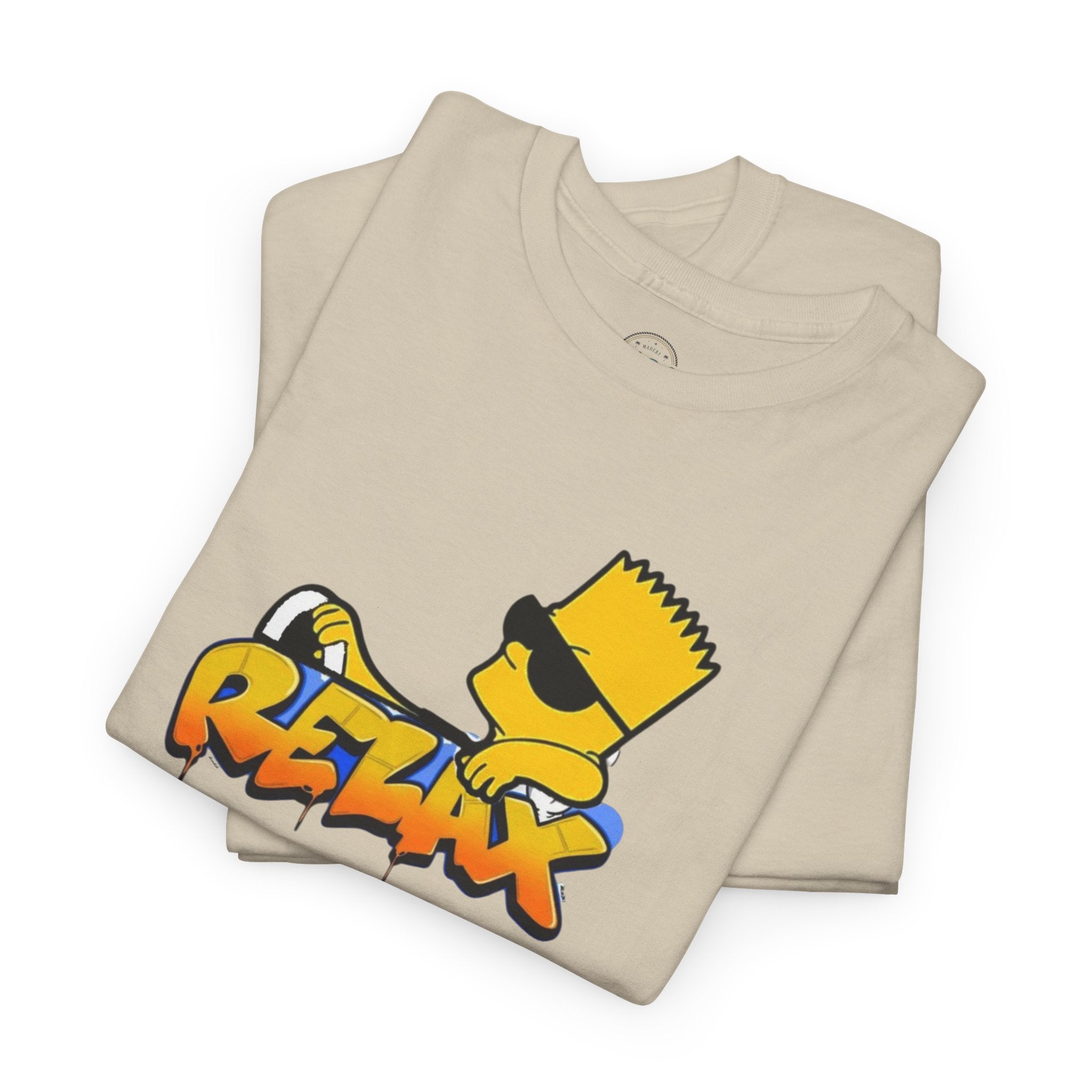 Relax Bart Graphic Tee — Retro Skate Cartoon T‑Shirt