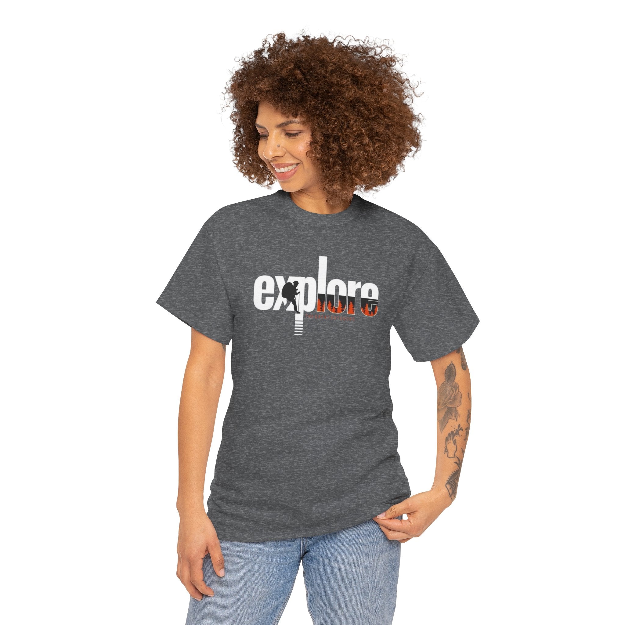 Explore Logo Tee | Adventure Graphic Shirt, Travel Typography