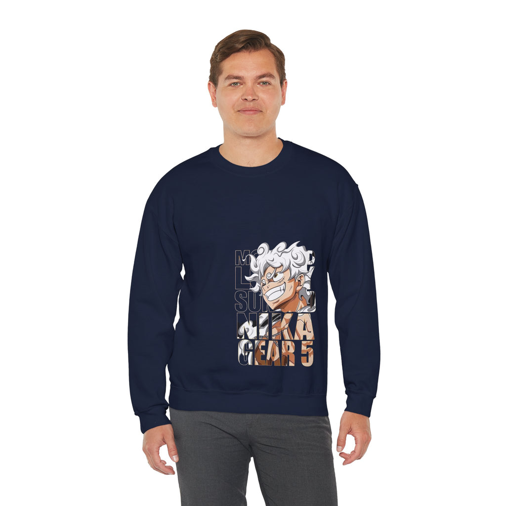 Crewneck Sweatshirt — Anime 'Mika' Gear 5 Graphic