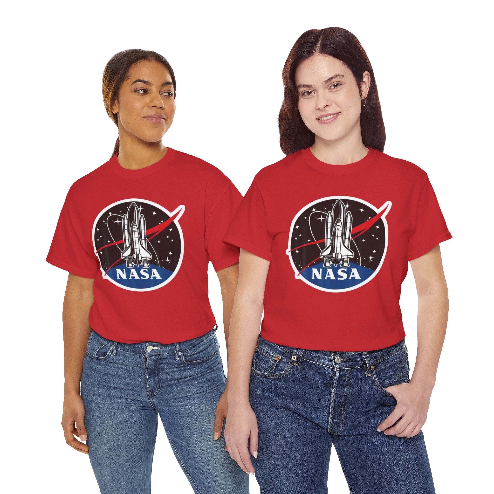 NASA Space Shuttle Tee — Retro Rocket Logo T‑Shirt