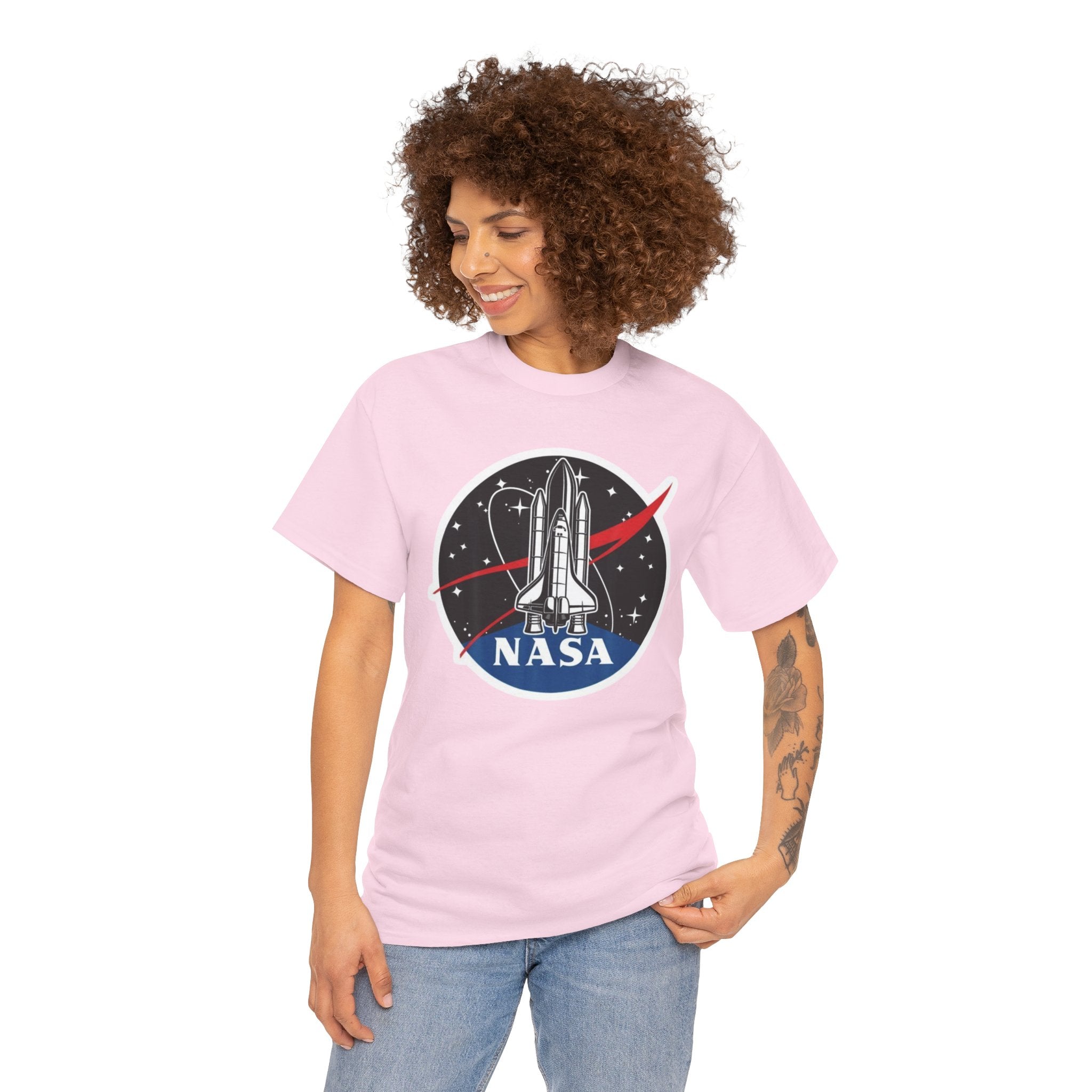 NASA Space Shuttle Tee — Retro Rocket Logo T‑Shirt