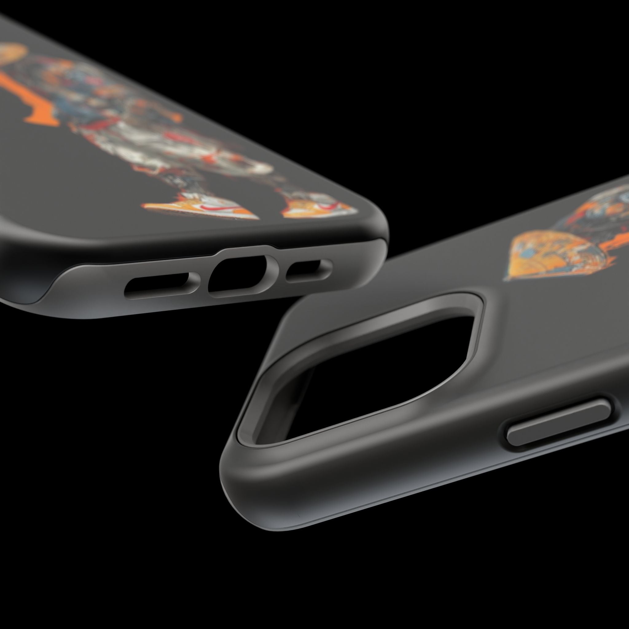 Samurai Streetwear Phone Case — Magnetic Impact-Resistant