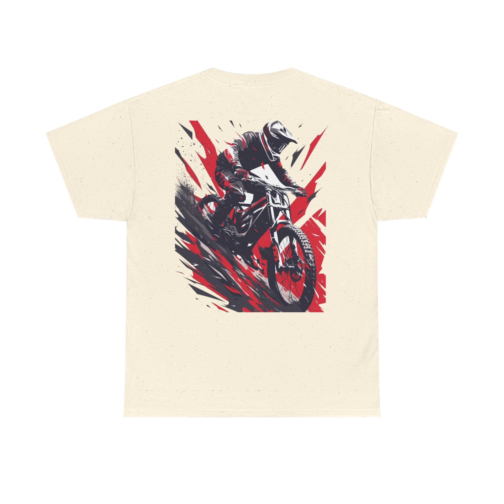 Motocross Rider T-Shirt – Dynamic Dirt Bike Graphic Tee ("Ride Fast")