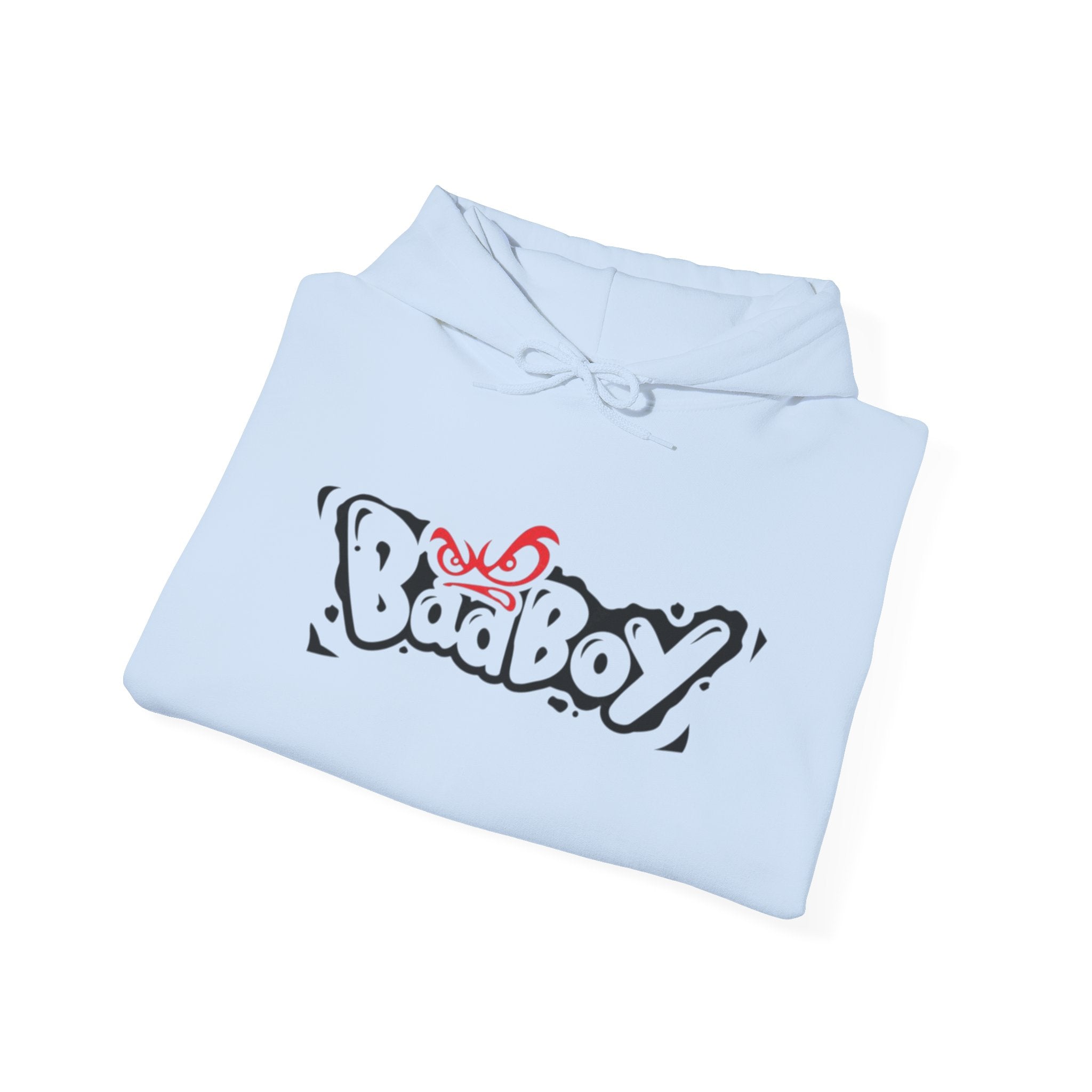 Bad Boy Graffiti Hoodie – Streetwear Logo Pullover with Sleeve Graphic