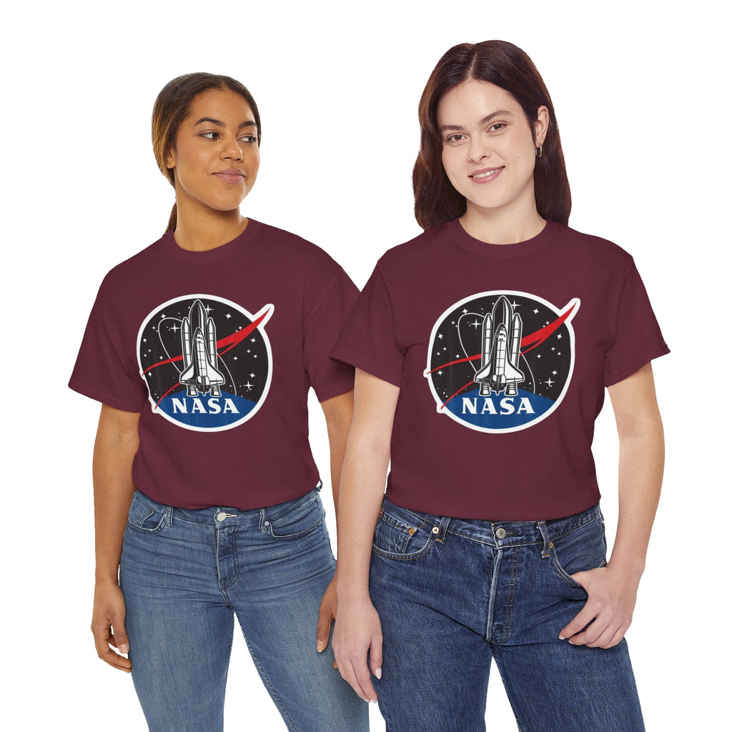 NASA Space Shuttle Tee — Retro Rocket Logo T‑Shirt