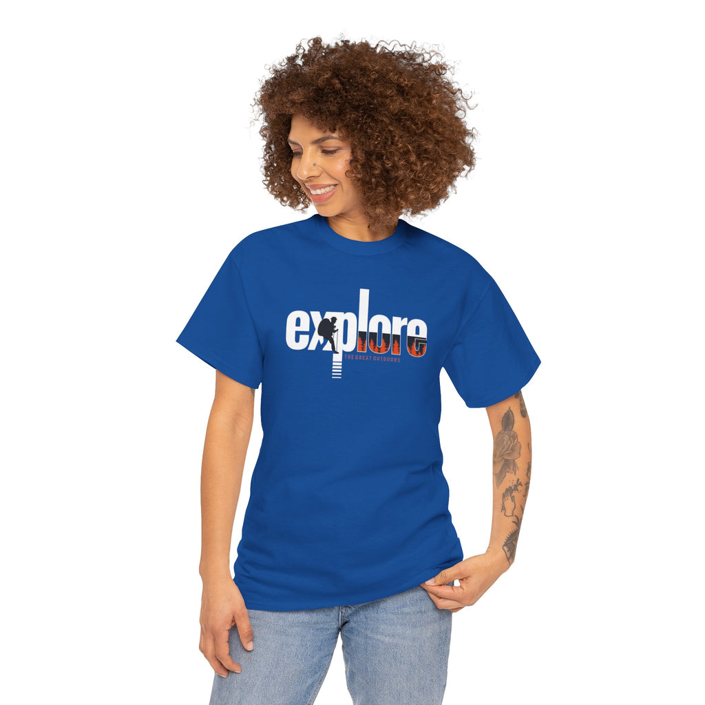 Explore Logo Tee | Adventure Graphic Shirt, Travel Typography