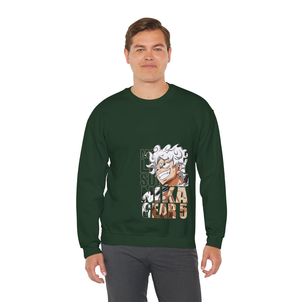 Crewneck Sweatshirt — Anime 'Mika' Gear 5 Graphic