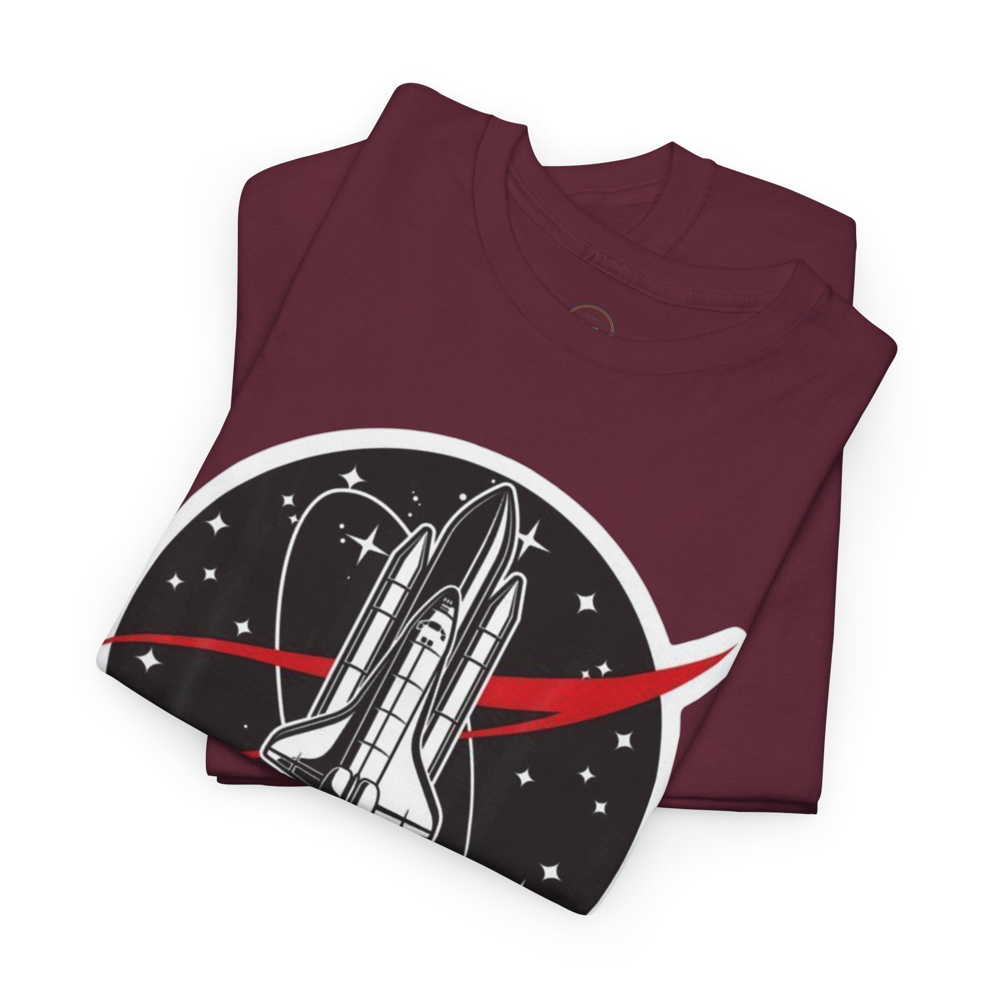 NASA Space Shuttle Tee — Retro Rocket Logo T‑Shirt