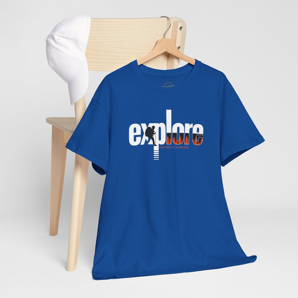Explore Logo Tee | Adventure Graphic Shirt, Travel Typography