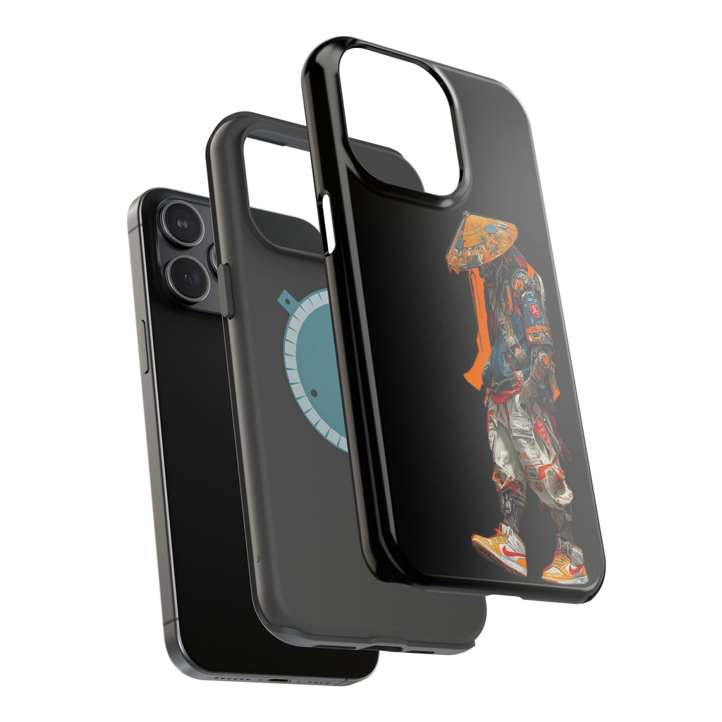 Samurai Streetwear Phone Case — Magnetic Impact-Resistant