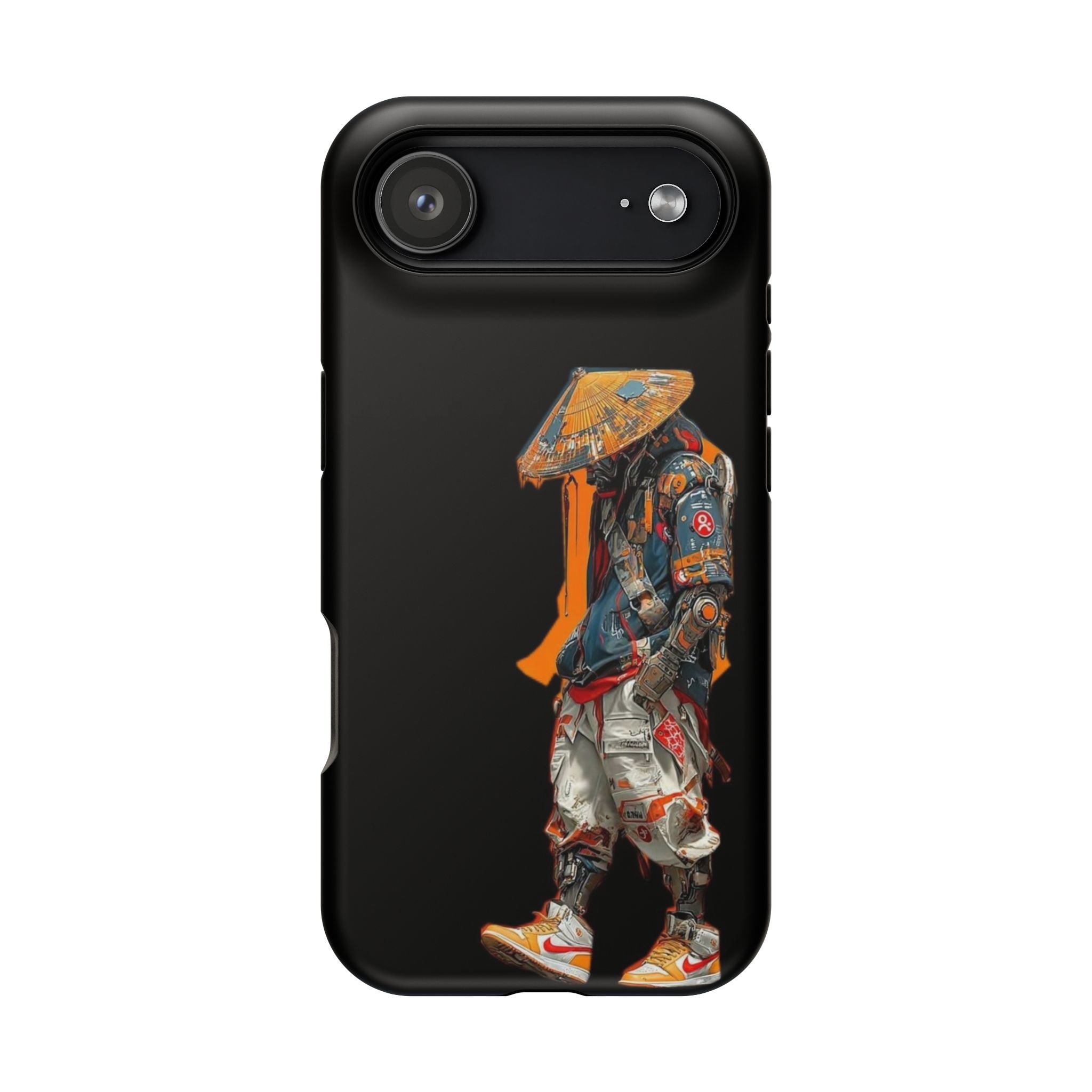 Samurai Streetwear Phone Case — Magnetic Impact-Resistant
