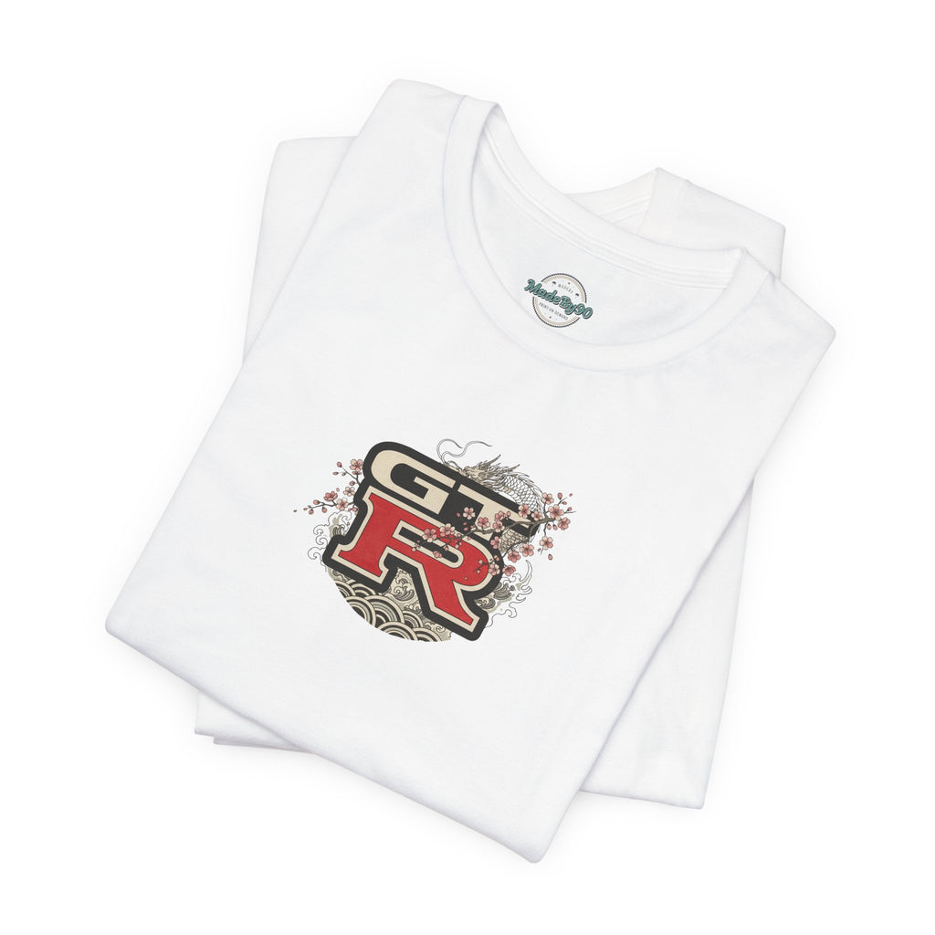 Dragon and Skyline with Sports Car Tee | JDM GT-R Illustration