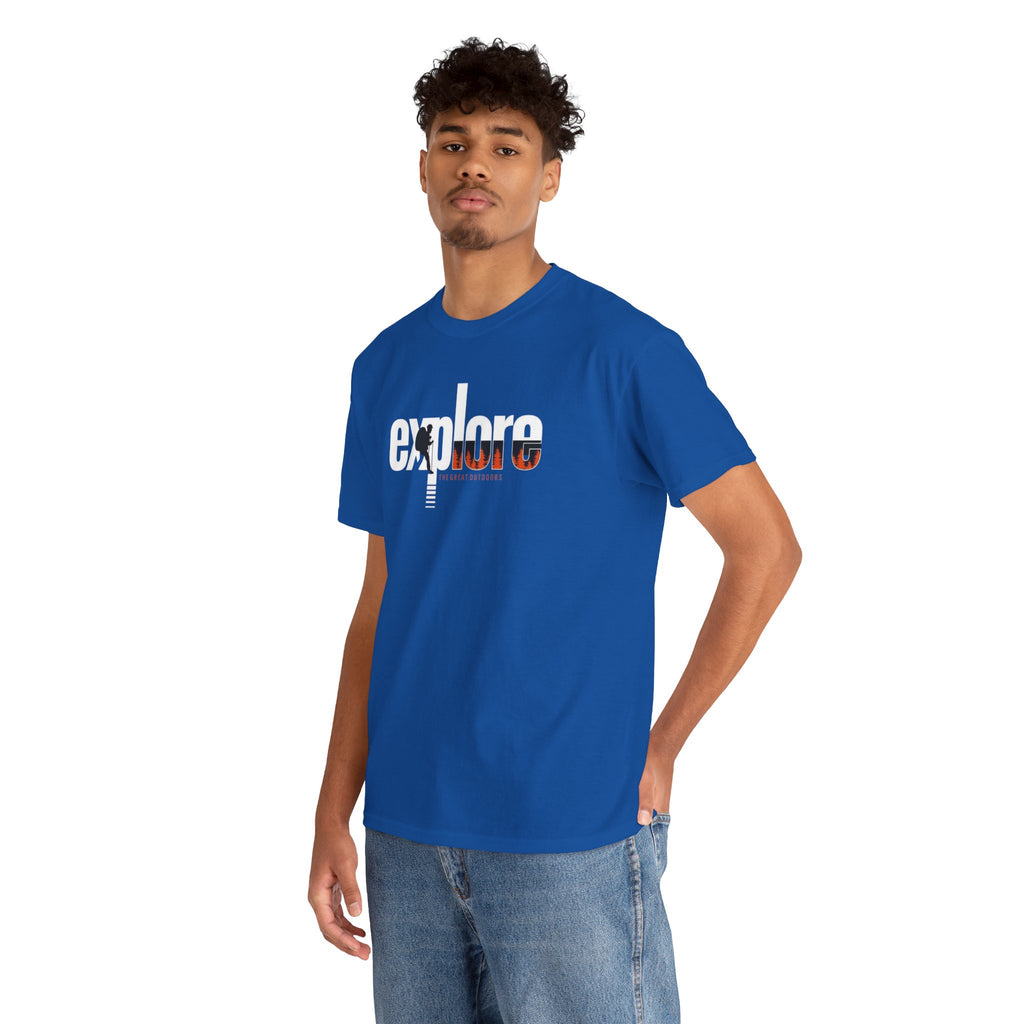 Explore Logo Tee | Adventure Graphic Shirt, Travel Typography