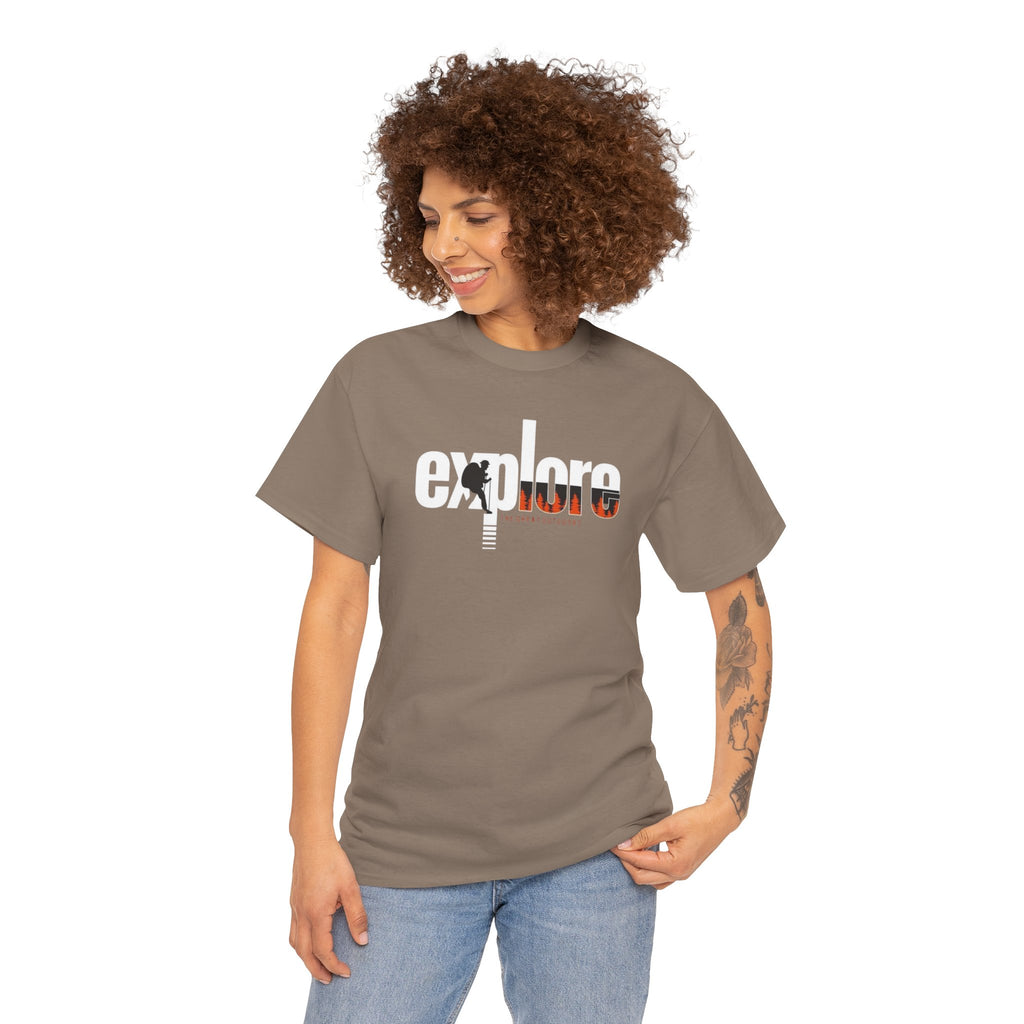 Explore Logo Tee | Adventure Graphic Shirt, Travel Typography