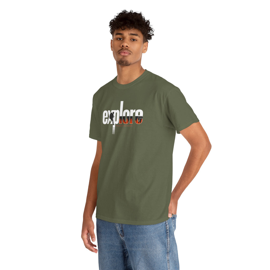 Explore Logo Tee | Adventure Graphic Shirt, Travel Typography
