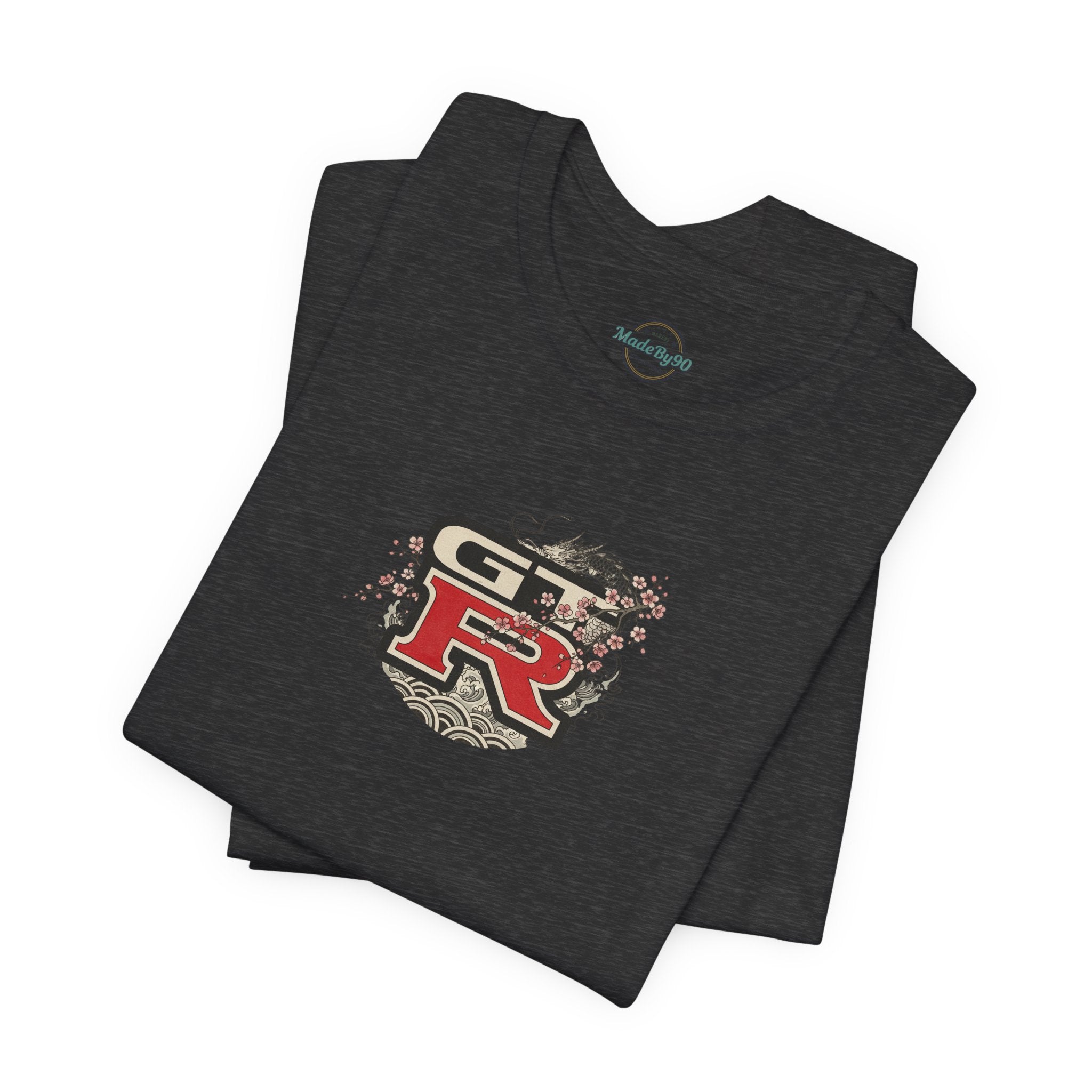 Dragon and Skyline with Sports Car Tee | JDM GT-R Illustration