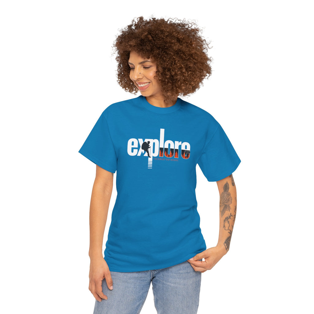 Explore Logo Tee | Adventure Graphic Shirt, Travel Typography