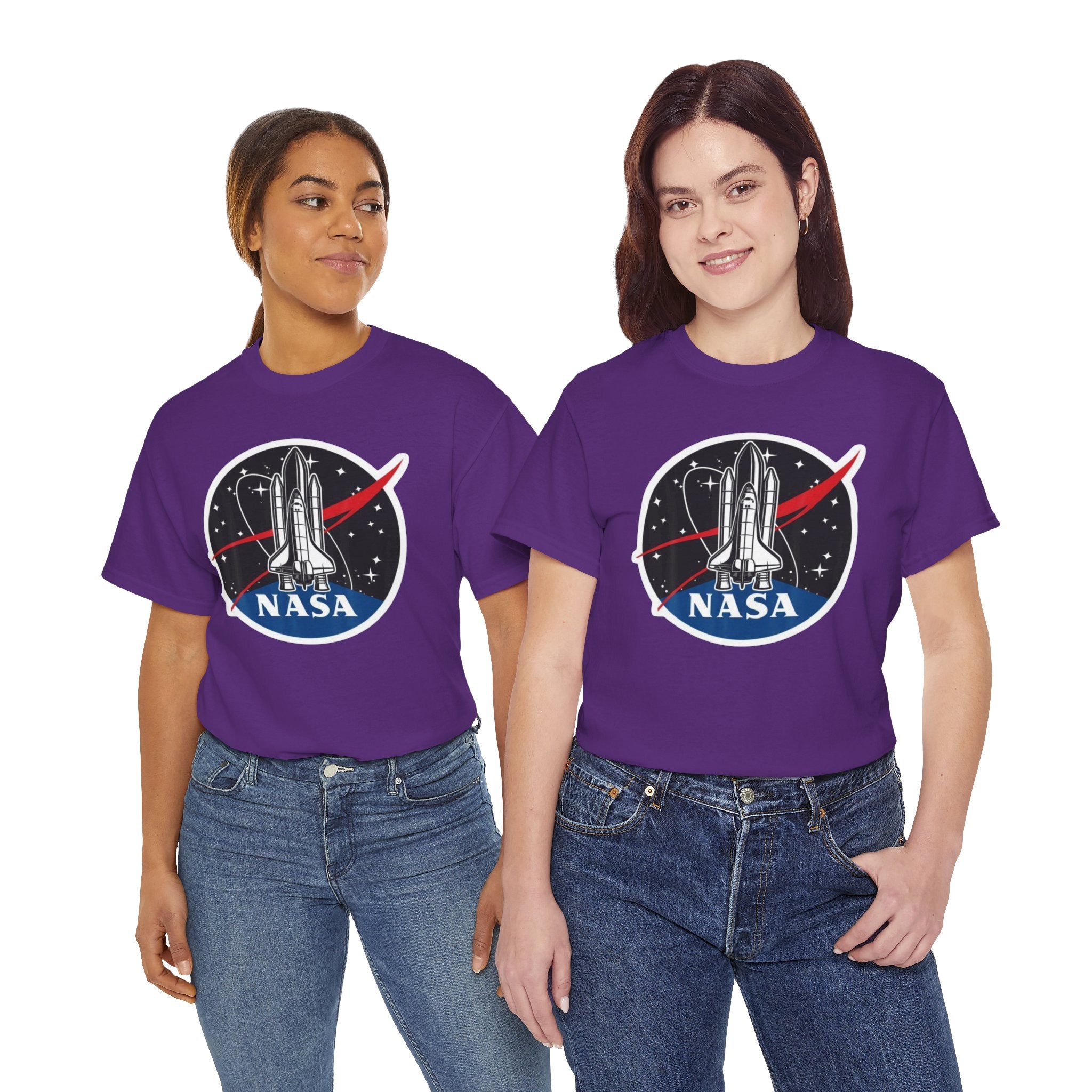 NASA Space Shuttle Tee — Retro Rocket Logo T‑Shirt