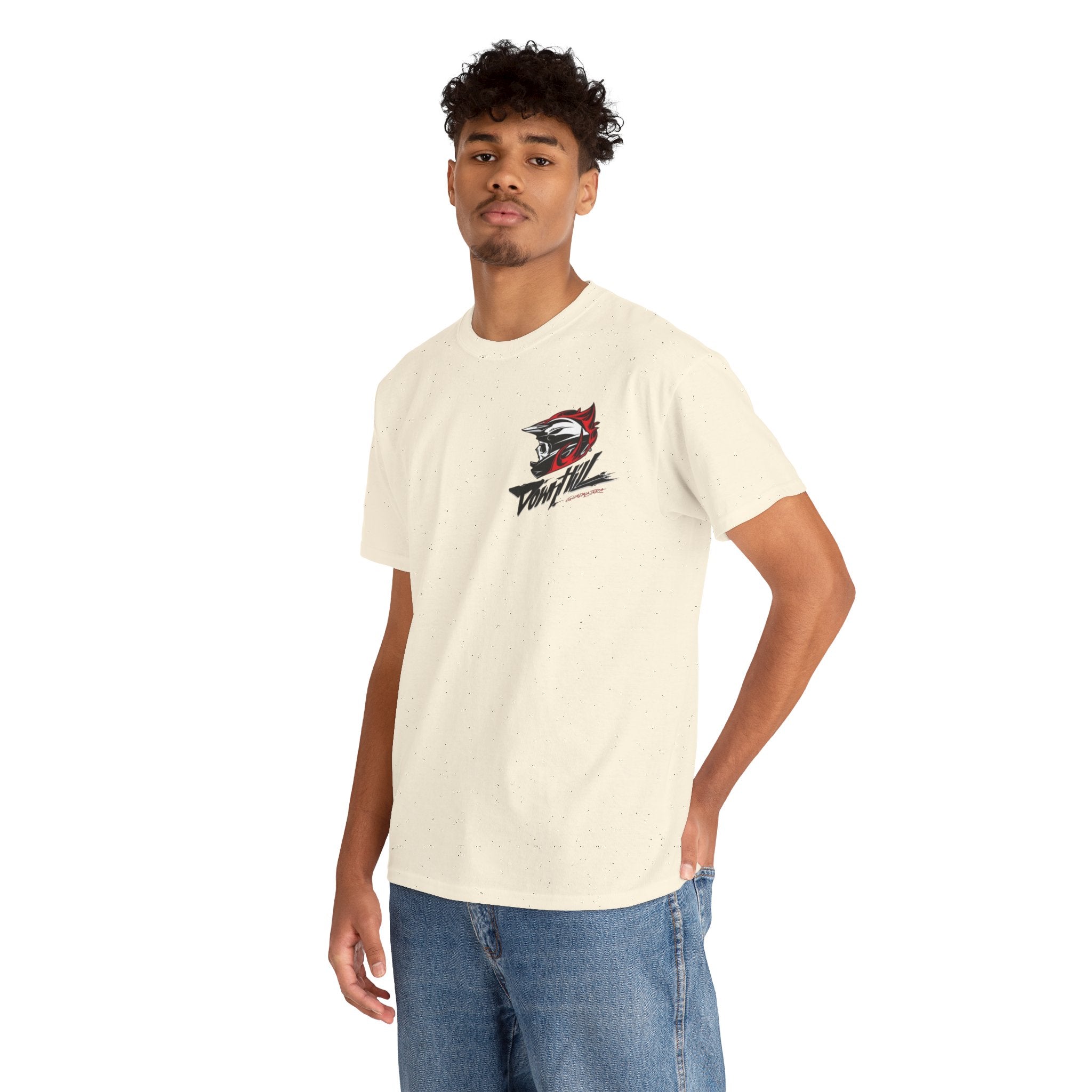 Motocross Rider T-Shirt – Dynamic Dirt Bike Graphic Tee ("Ride Fast")