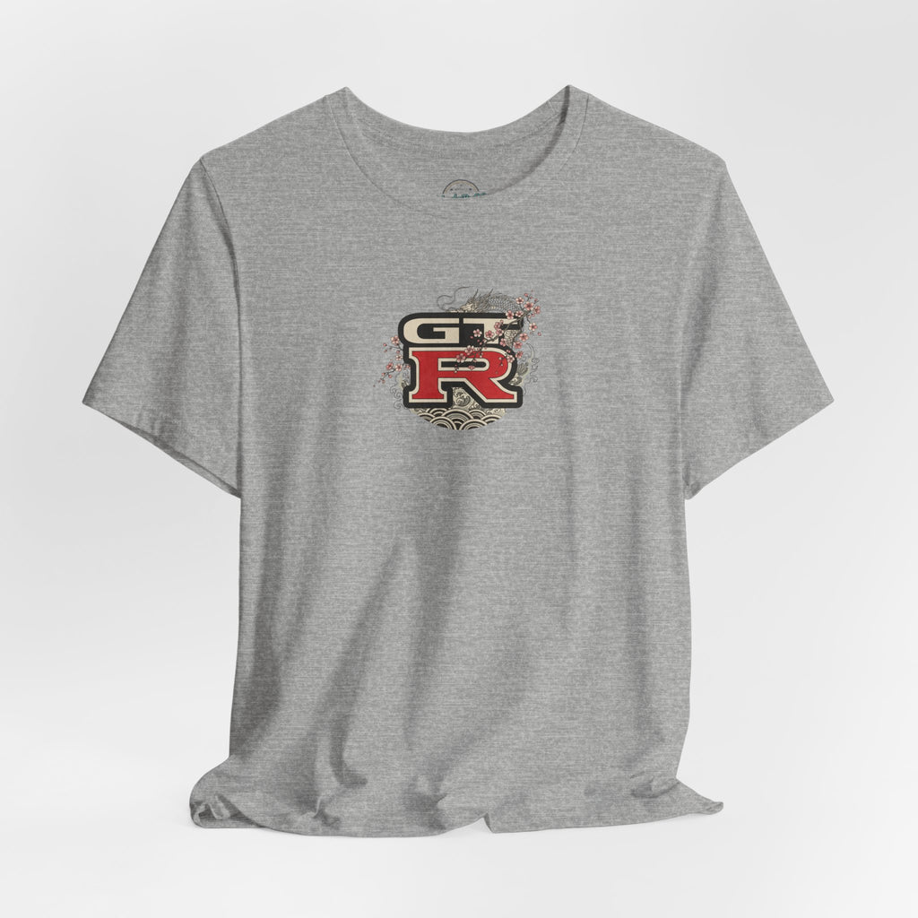 Dragon and Skyline with Sports Car Tee | JDM GT-R Illustration
