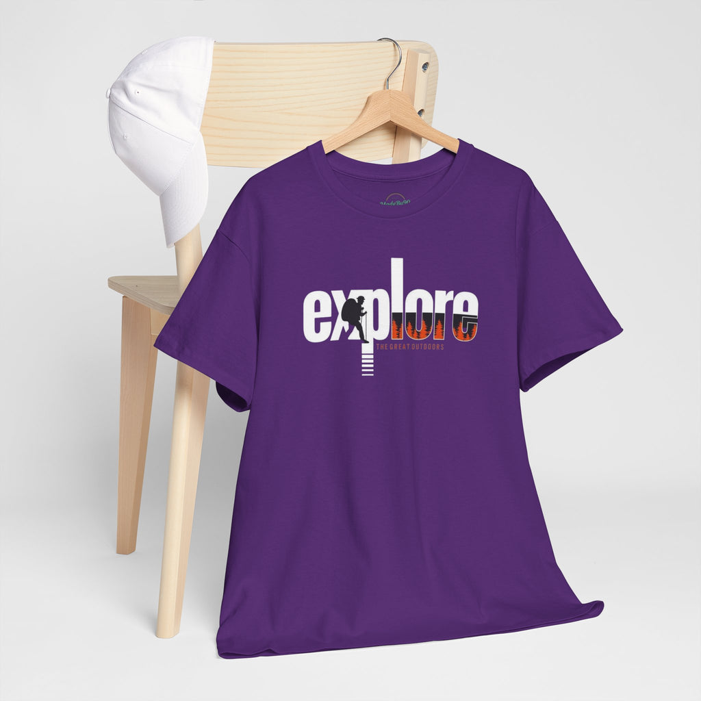 Explore Logo Tee | Adventure Graphic Shirt, Travel Typography