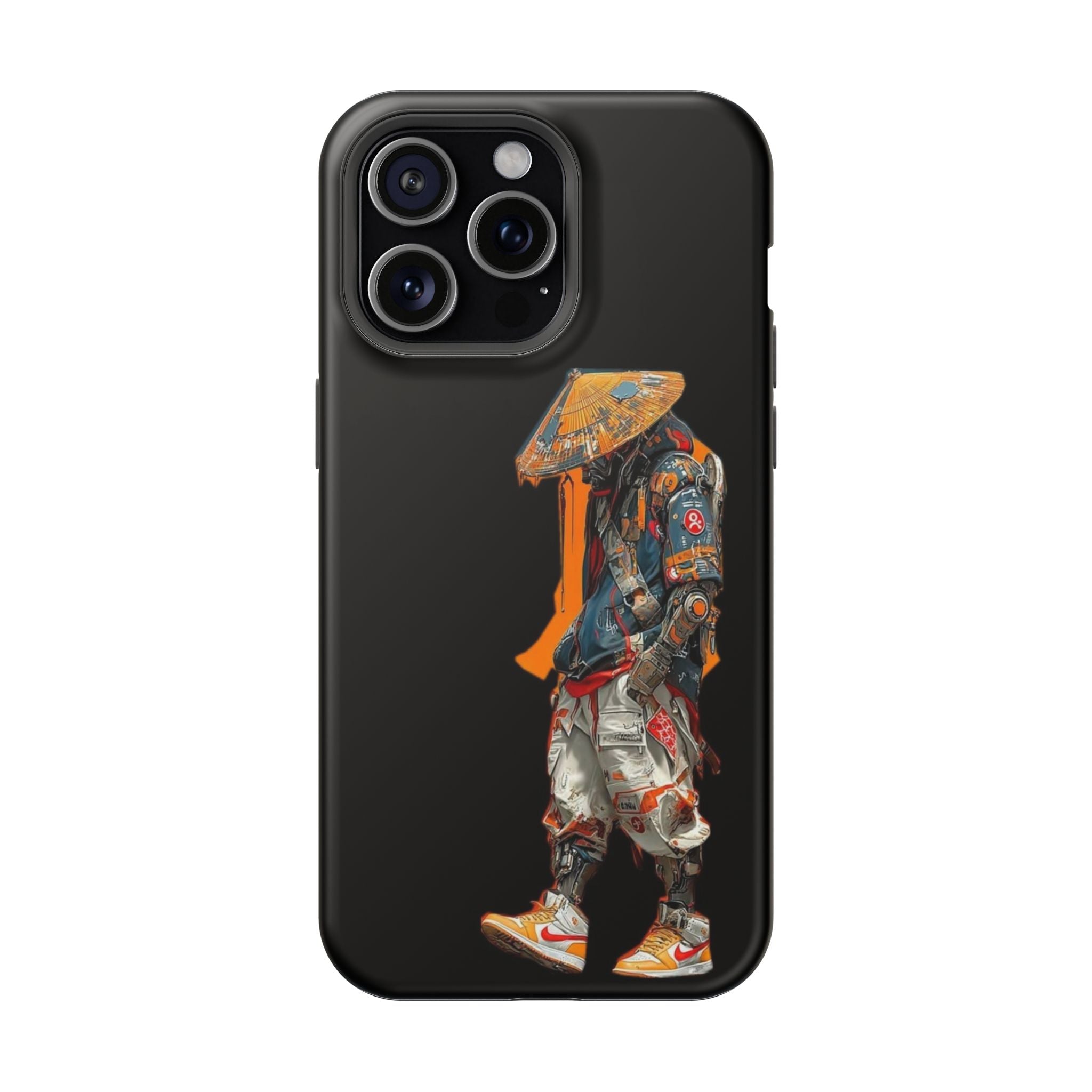 Samurai Streetwear Phone Case — Magnetic Impact-Resistant