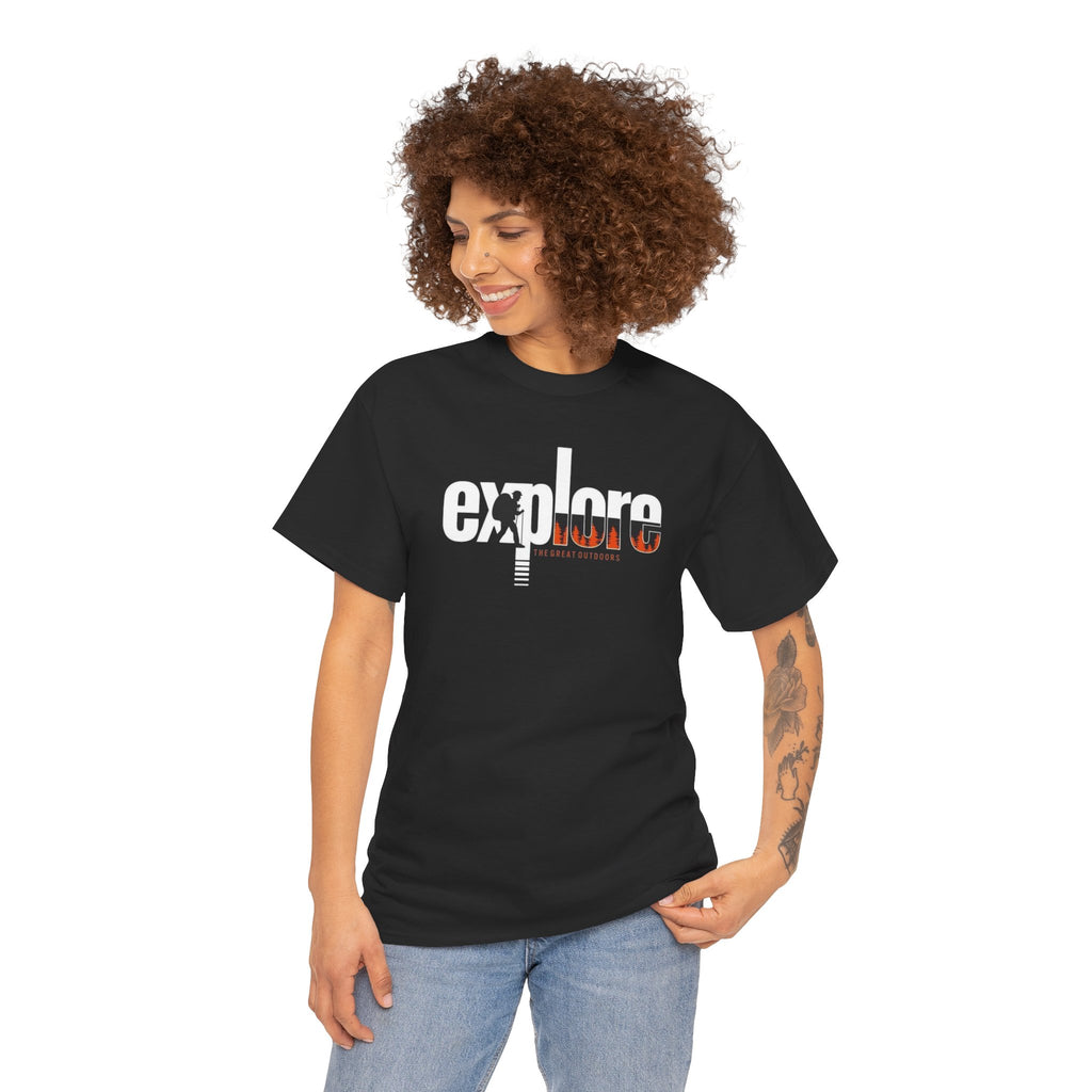 Explore Logo Tee | Adventure Graphic Shirt, Travel Typography