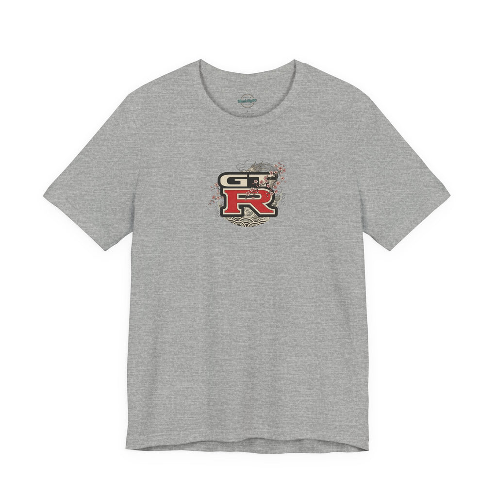 Dragon and Skyline with Sports Car Tee | JDM GT-R Illustration