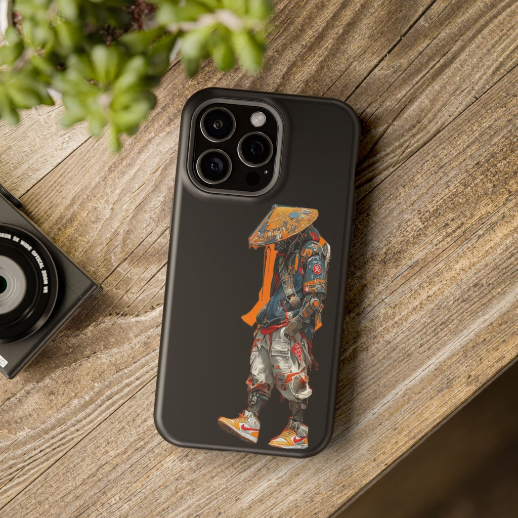 Samurai Streetwear Phone Case — Magnetic Impact-Resistant