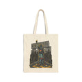 Statue of Liberty Cityscape Tote Bag — New York City Vintage Skyline Canvas Tote