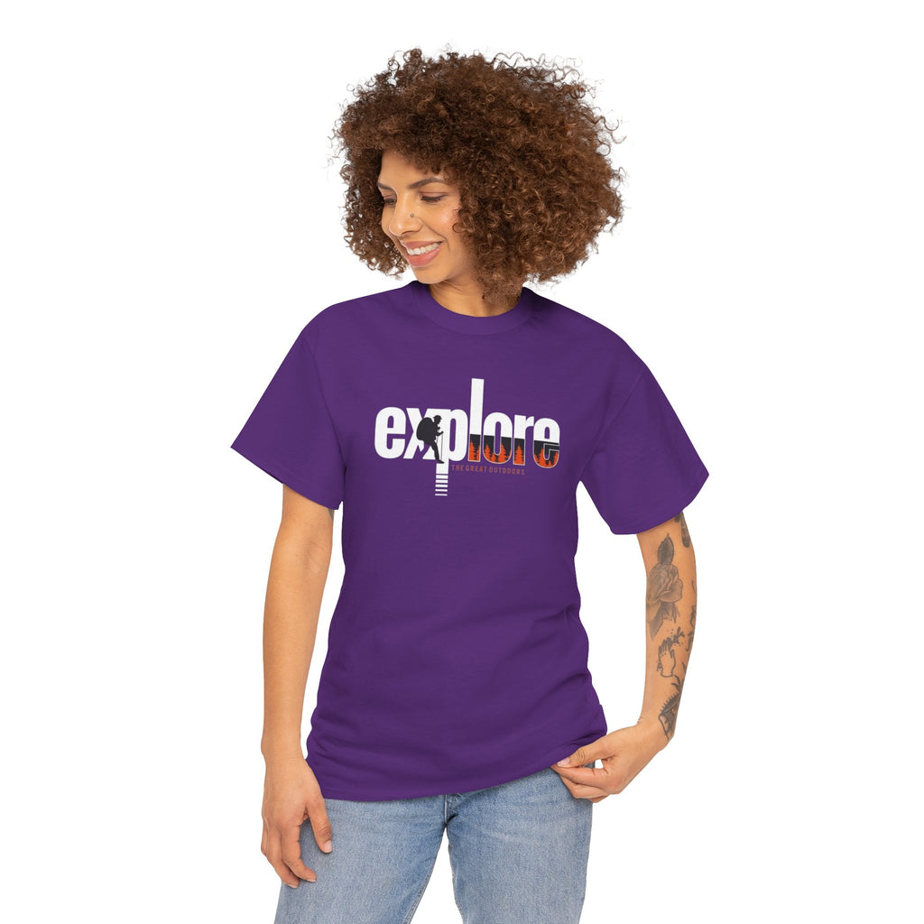 Explore Logo Tee | Adventure Graphic Shirt, Travel Typography