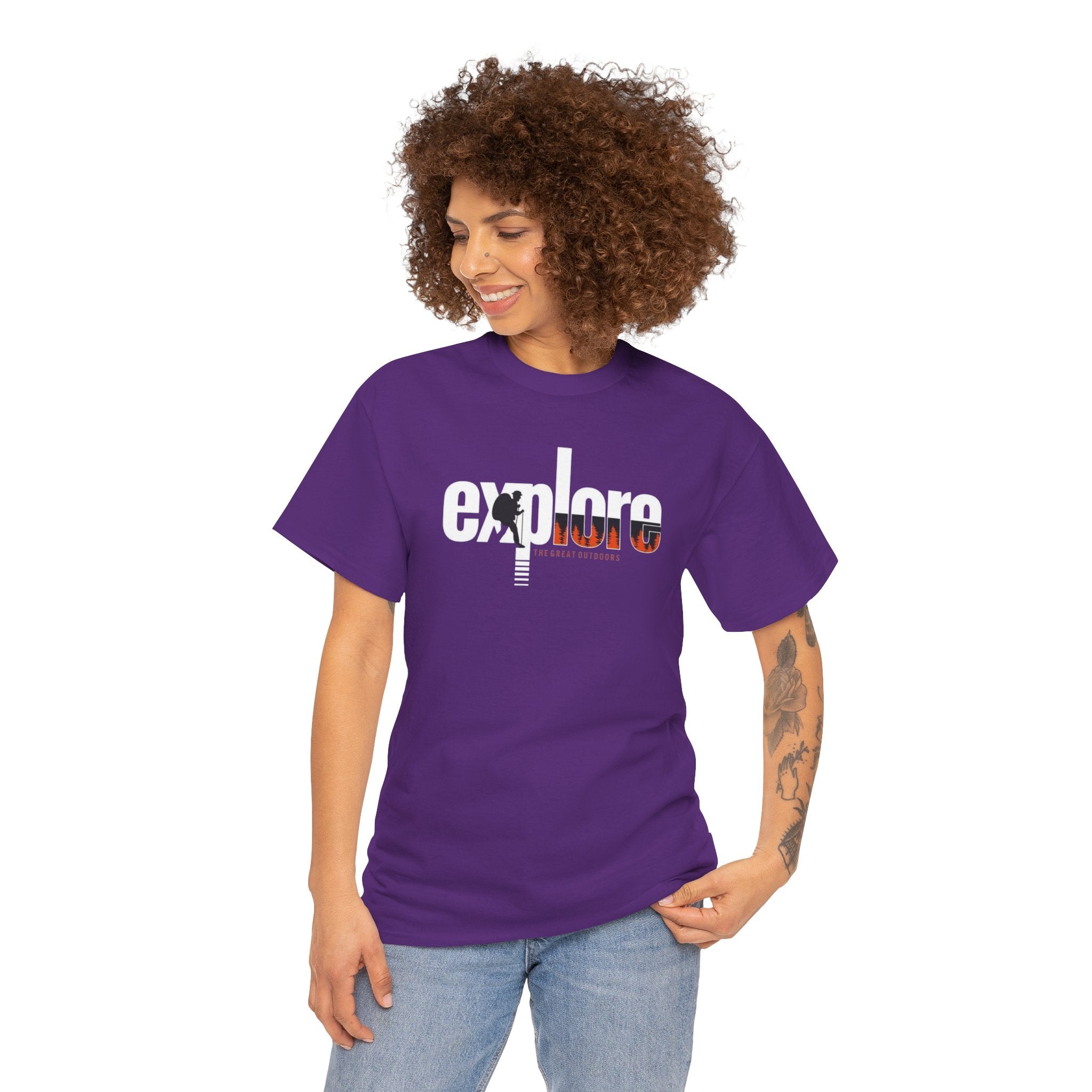 Explore Logo Tee | Adventure Graphic Shirt, Travel Typography