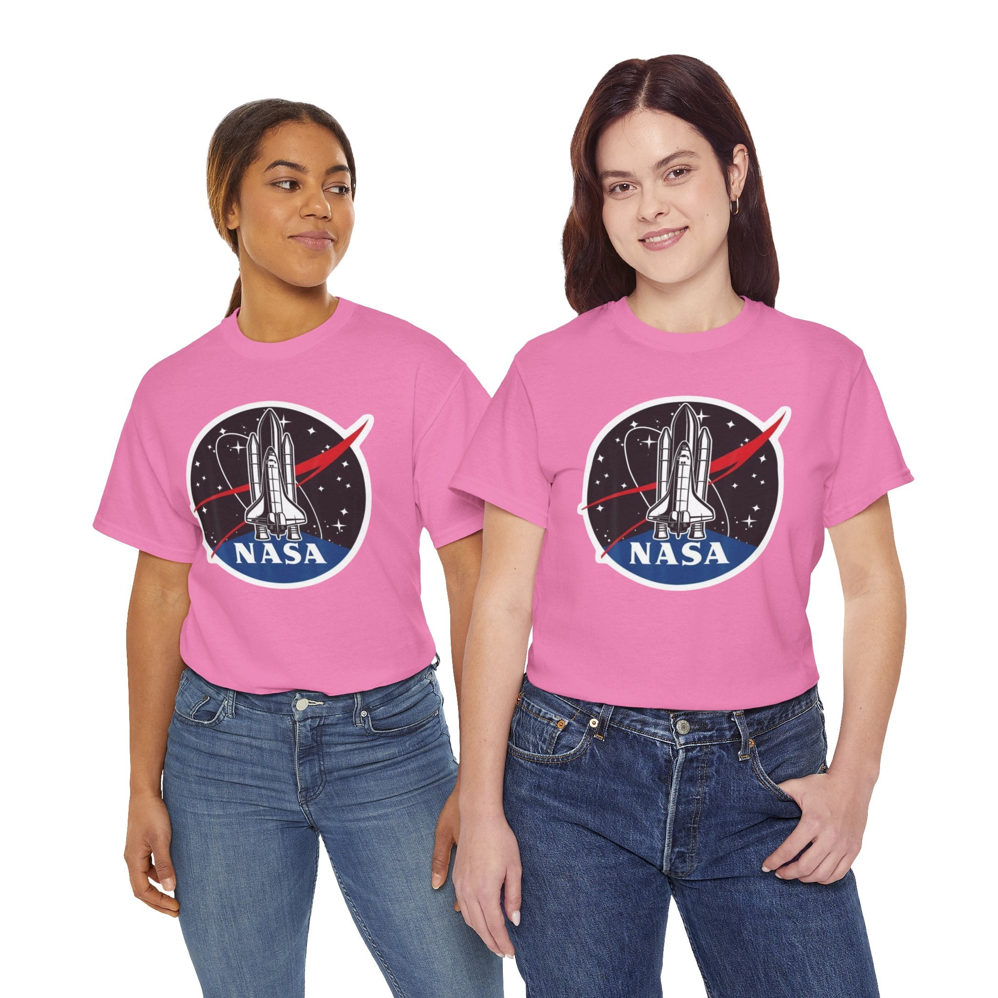 NASA Space Shuttle Tee — Retro Rocket Logo T‑Shirt
