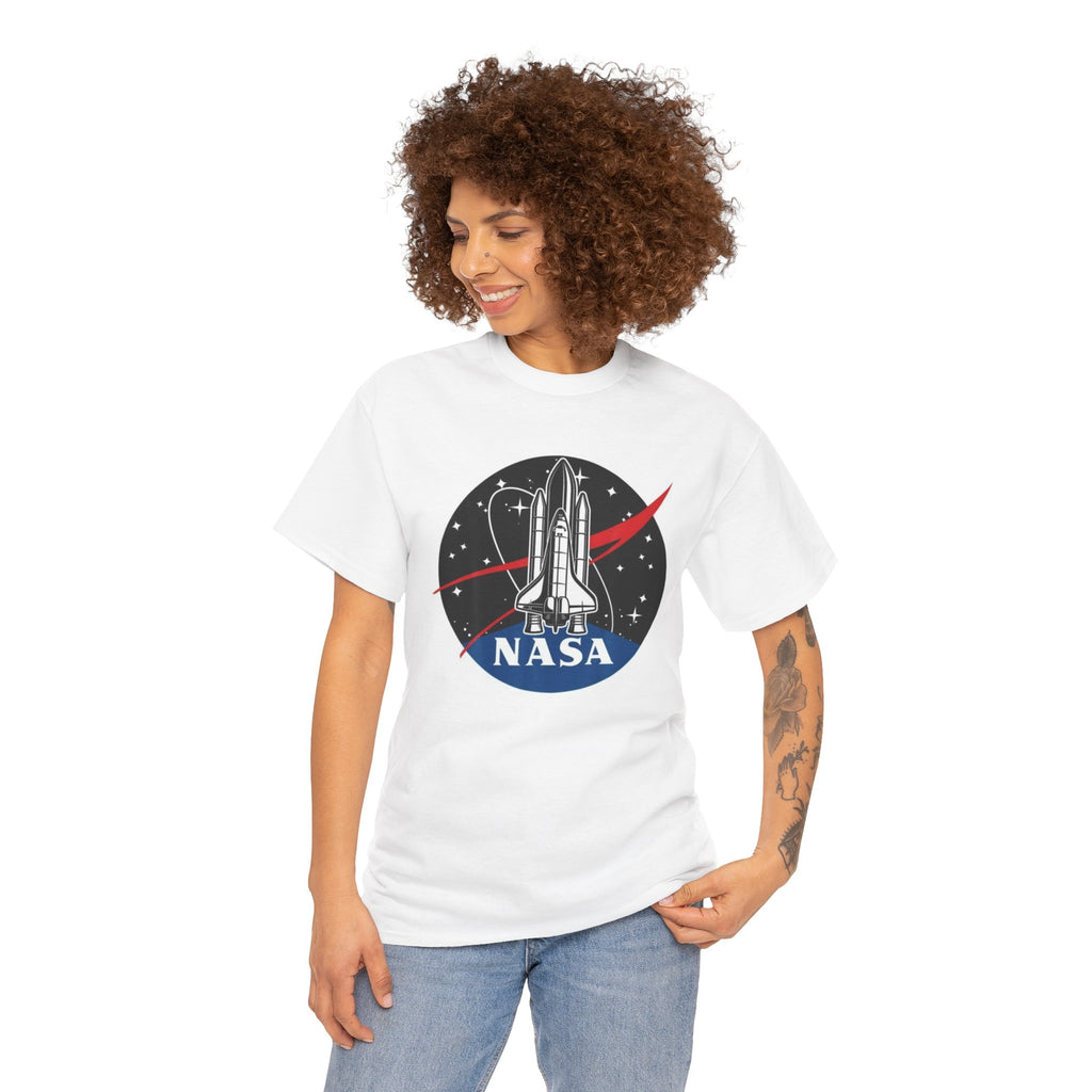 NASA Space Shuttle Tee — Retro Rocket Logo T‑Shirt