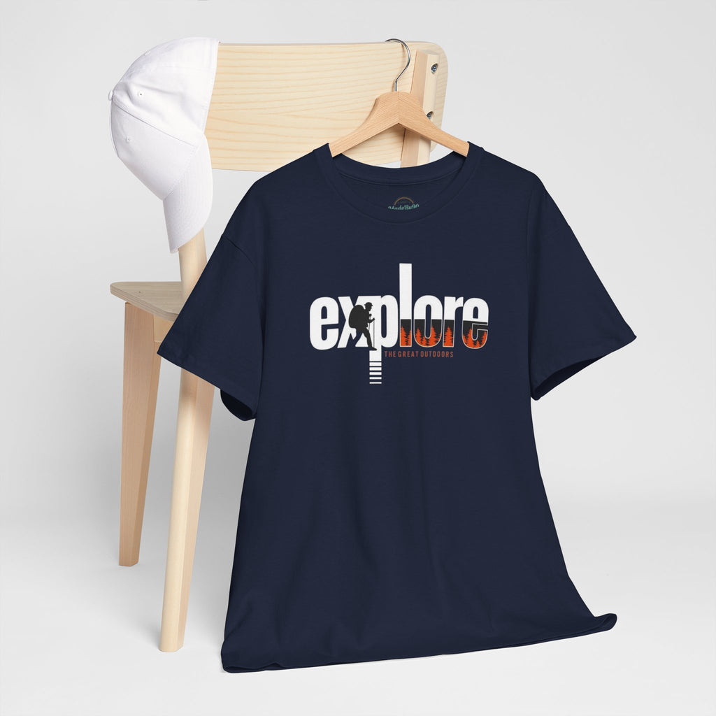 Explore Logo Tee | Adventure Graphic Shirt, Travel Typography
