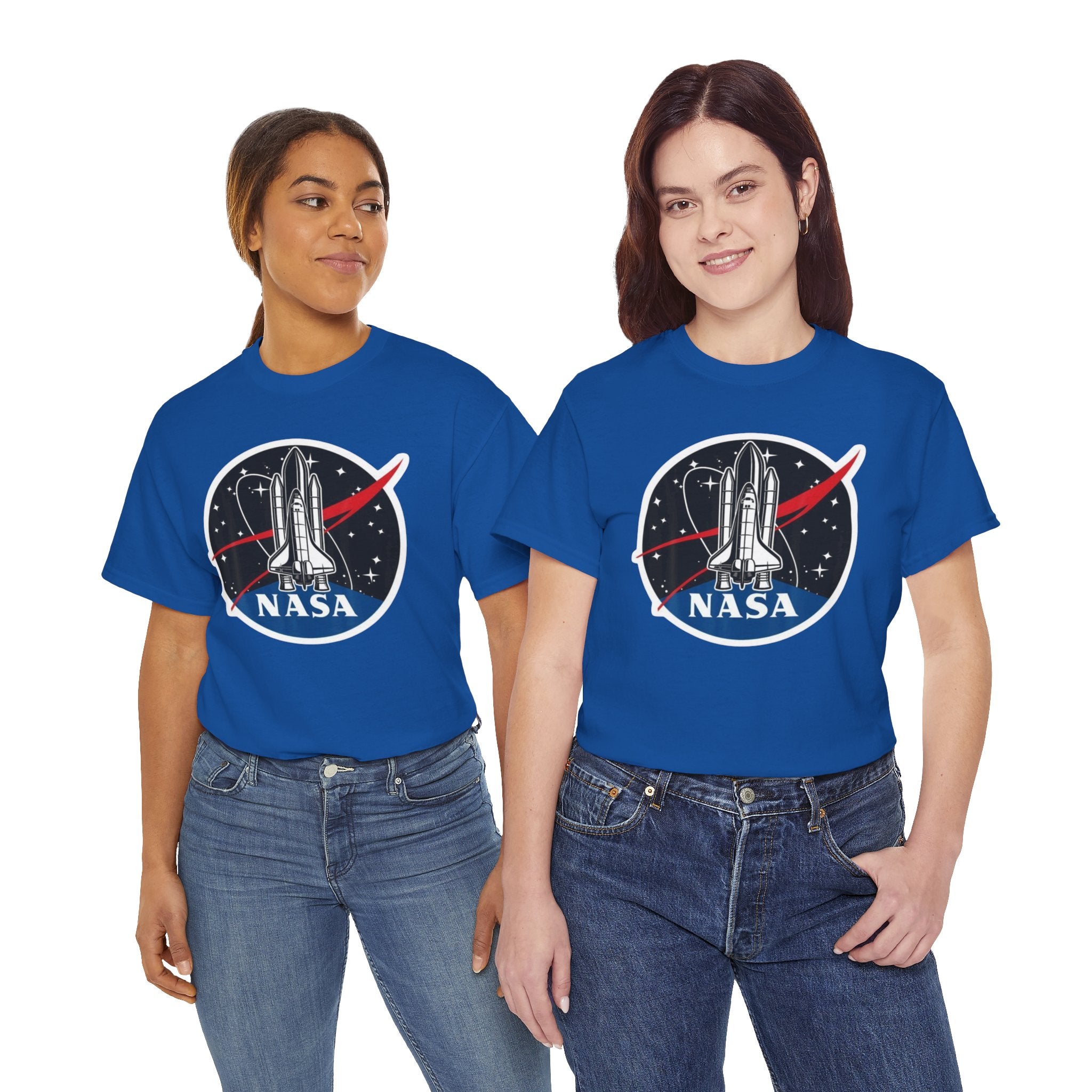 NASA Space Shuttle Tee — Retro Rocket Logo T‑Shirt