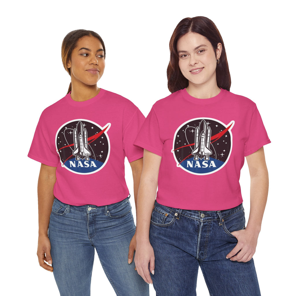 NASA Space Shuttle Tee — Retro Rocket Logo T‑Shirt