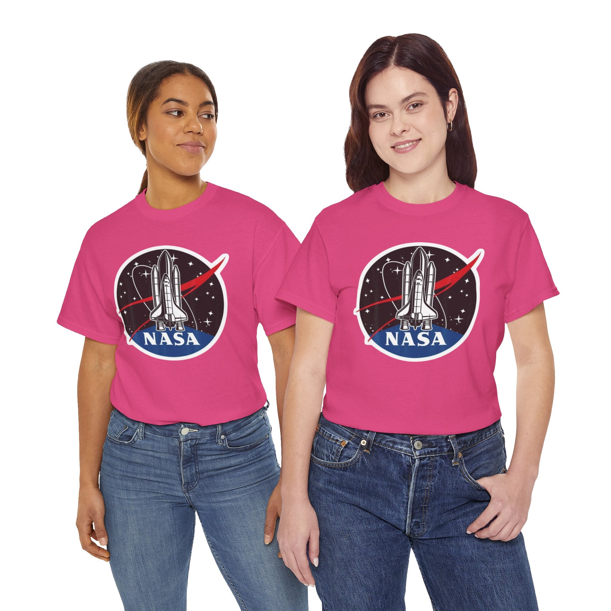 NASA Space Shuttle Tee — Retro Rocket Logo T‑Shirt