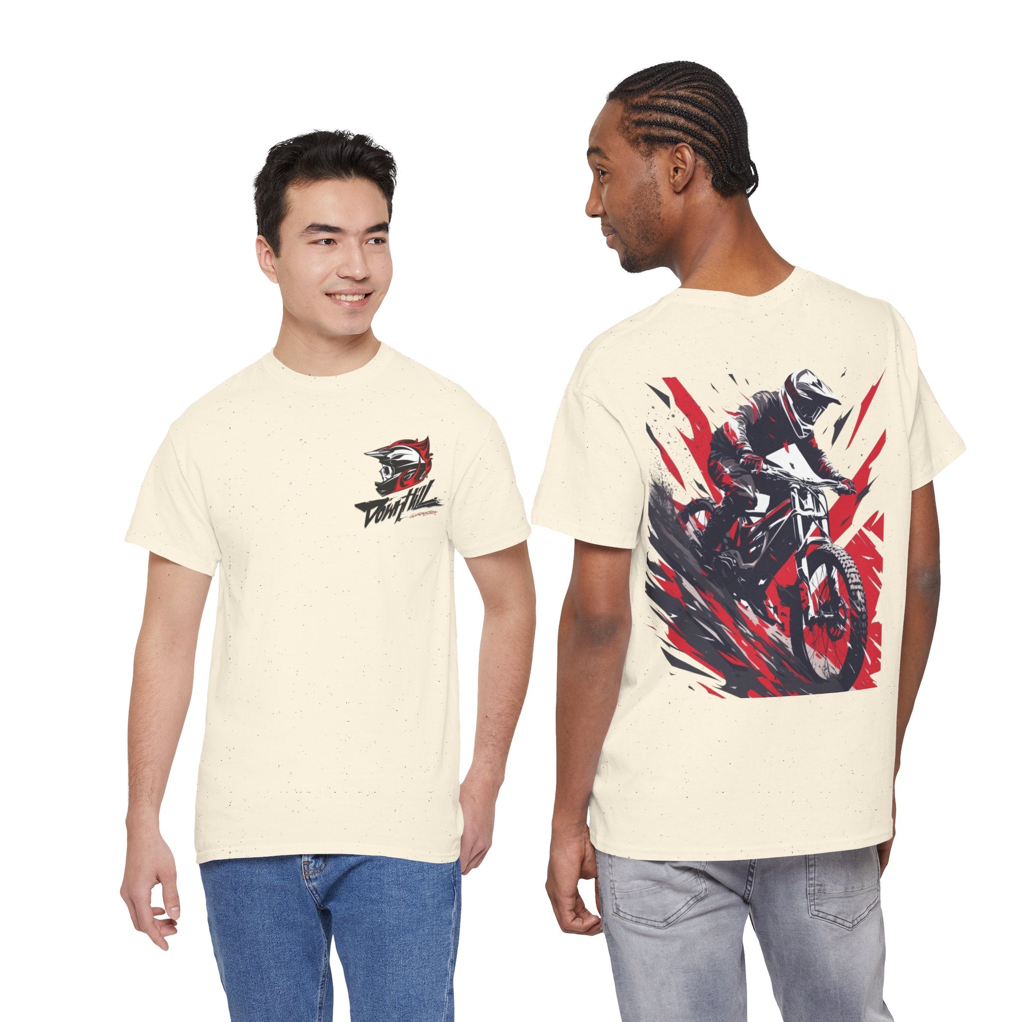 Motocross Rider T-Shirt – Dynamic Dirt Bike Graphic Tee ("Ride Fast")